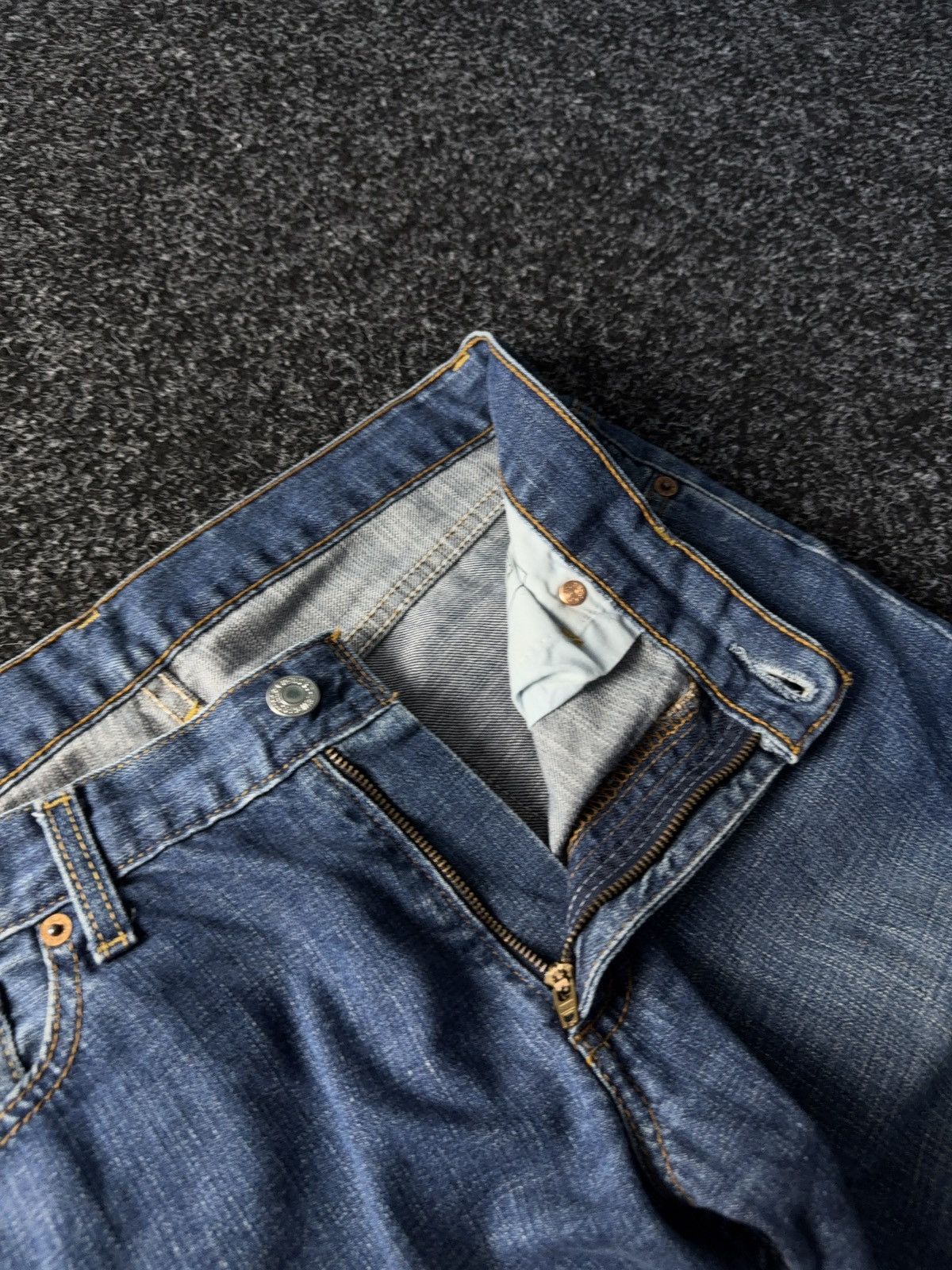 Designer × Japanese Brand × Levi's 🔥Levi’s Flared Chrome Hearts Style Cross Denim jeans Size 30" / US 8 / IT 44 - 8 Thumbnail
