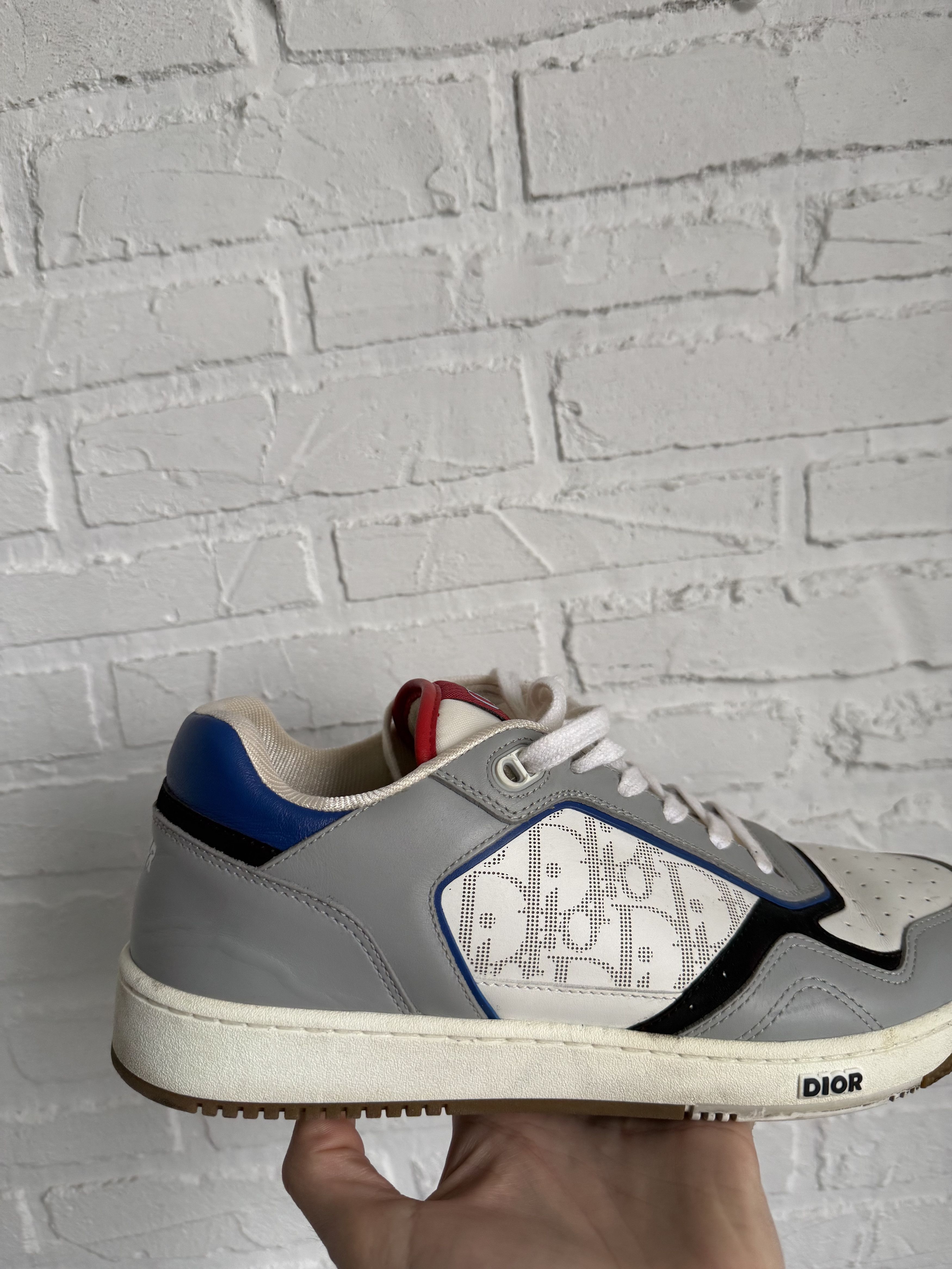 Dior Dior B27 white gray low sneakers Size US 11 / EU 44 - 7 Thumbnail