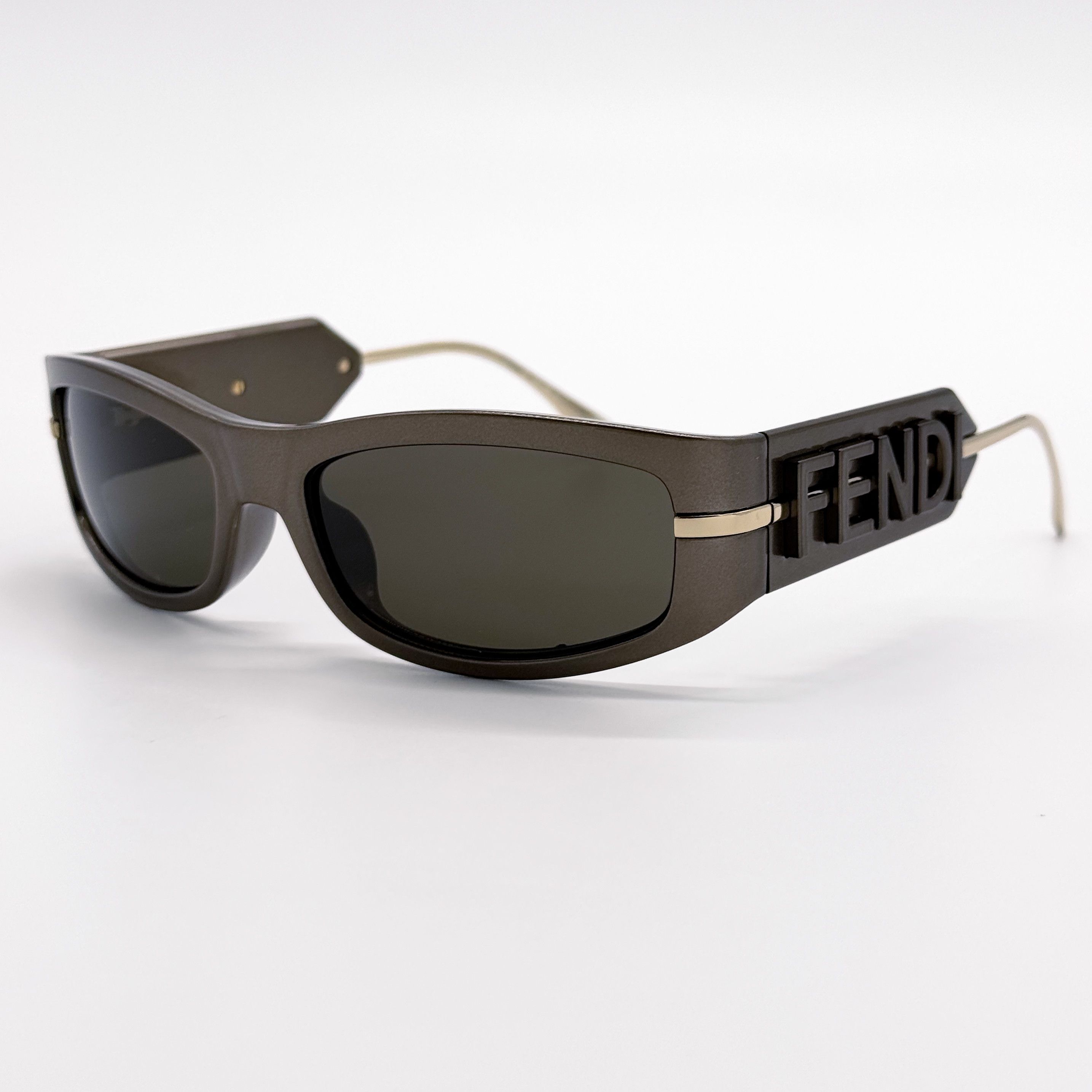 Fendi NEW FENDI FE40120I 45E SHINY BROWN WOMEN SUNGLASSES Size ONE SIZE - 2 Thumbnail