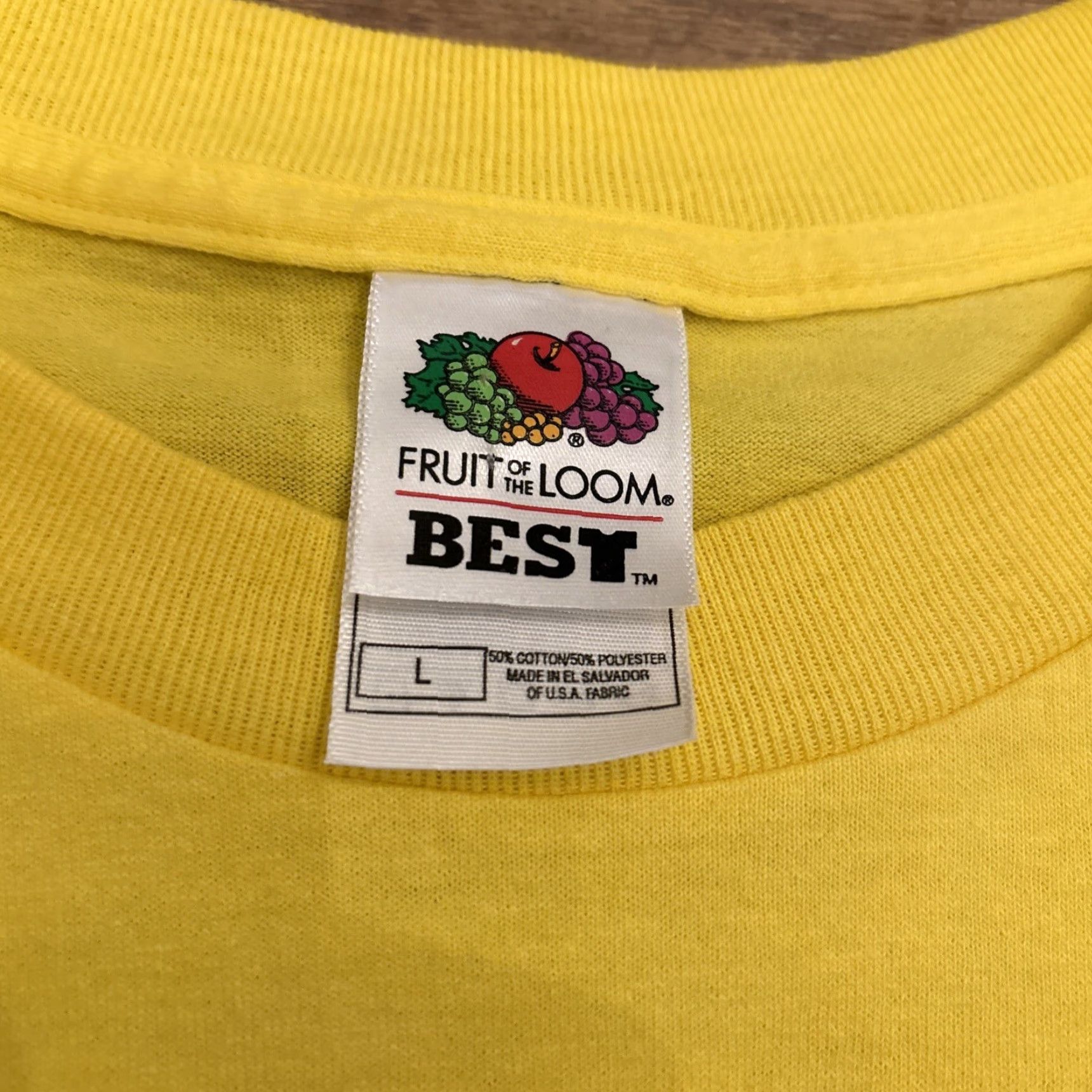 Fruit Of The Loom VINTAGE McDonald's T-Shirt Fruit of the Loom Yellow L EUC Y2K Mens Size US L / EU 52-54 / 3 - 3 Thumbnail