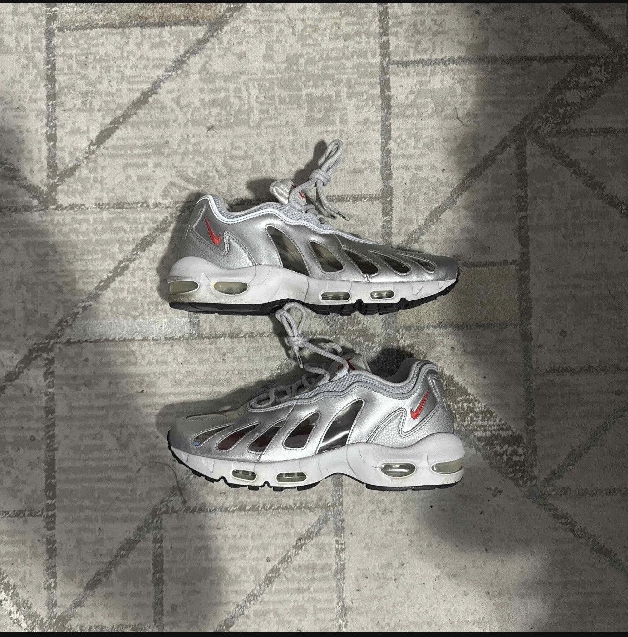 Nike Supreme x Air Max 96 'Metallic Silver' Size US 10 / EU 43 - 1 Thumbnail