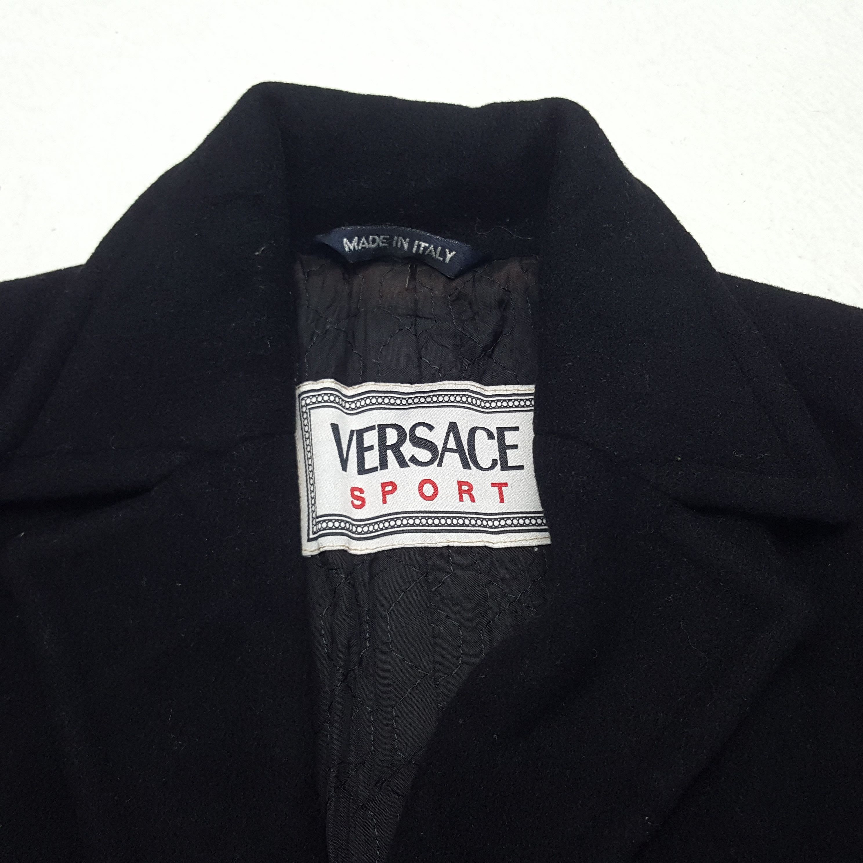 Versace × Vintage Vintage Versace Sport Velvet Blazer Jacket Size S / US 4 / IT 40 - 5 Thumbnail