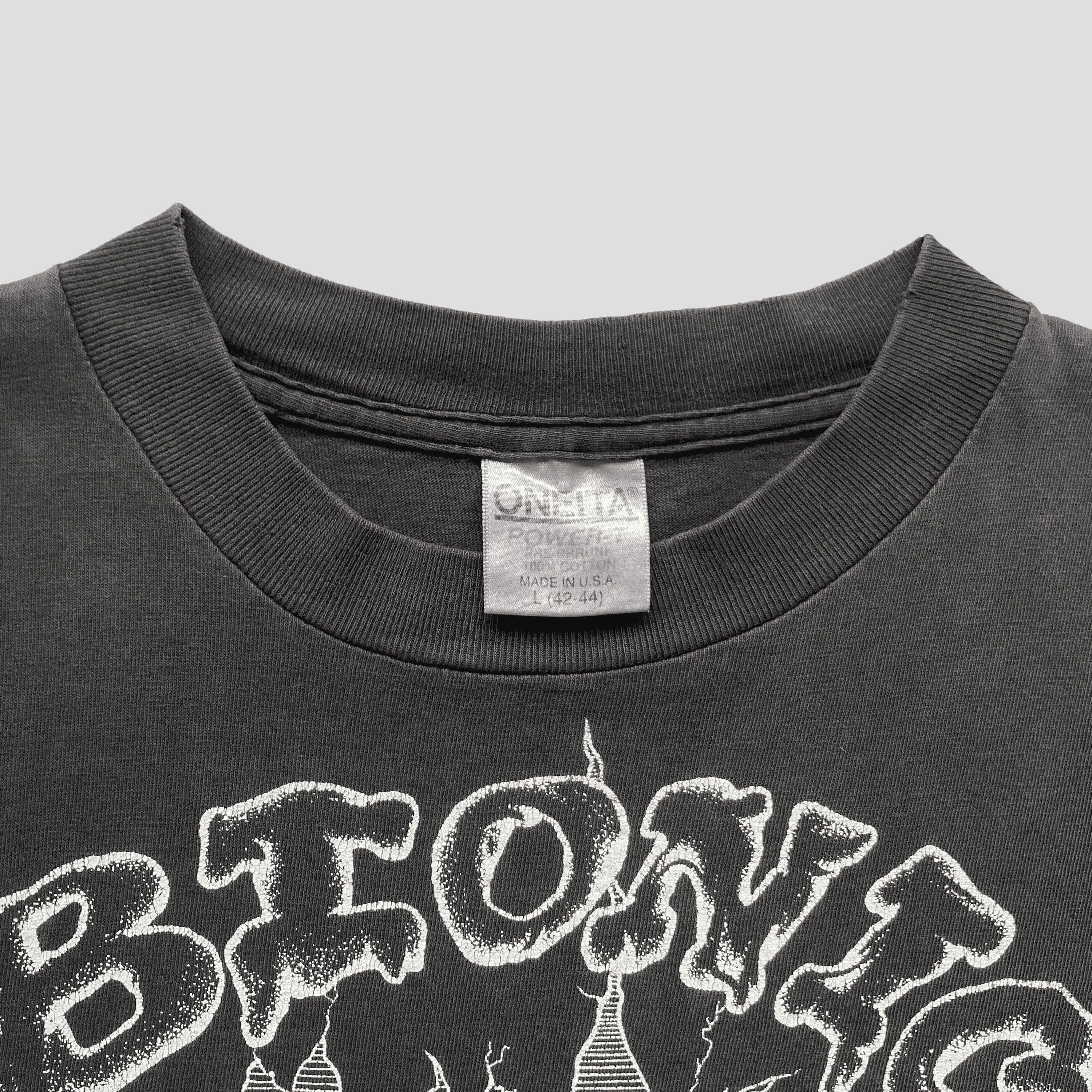 Band Tees Vintage 1990s Bionic Records T-Shirt Size US L / EU 52-54 / 3 - 3 Thumbnail