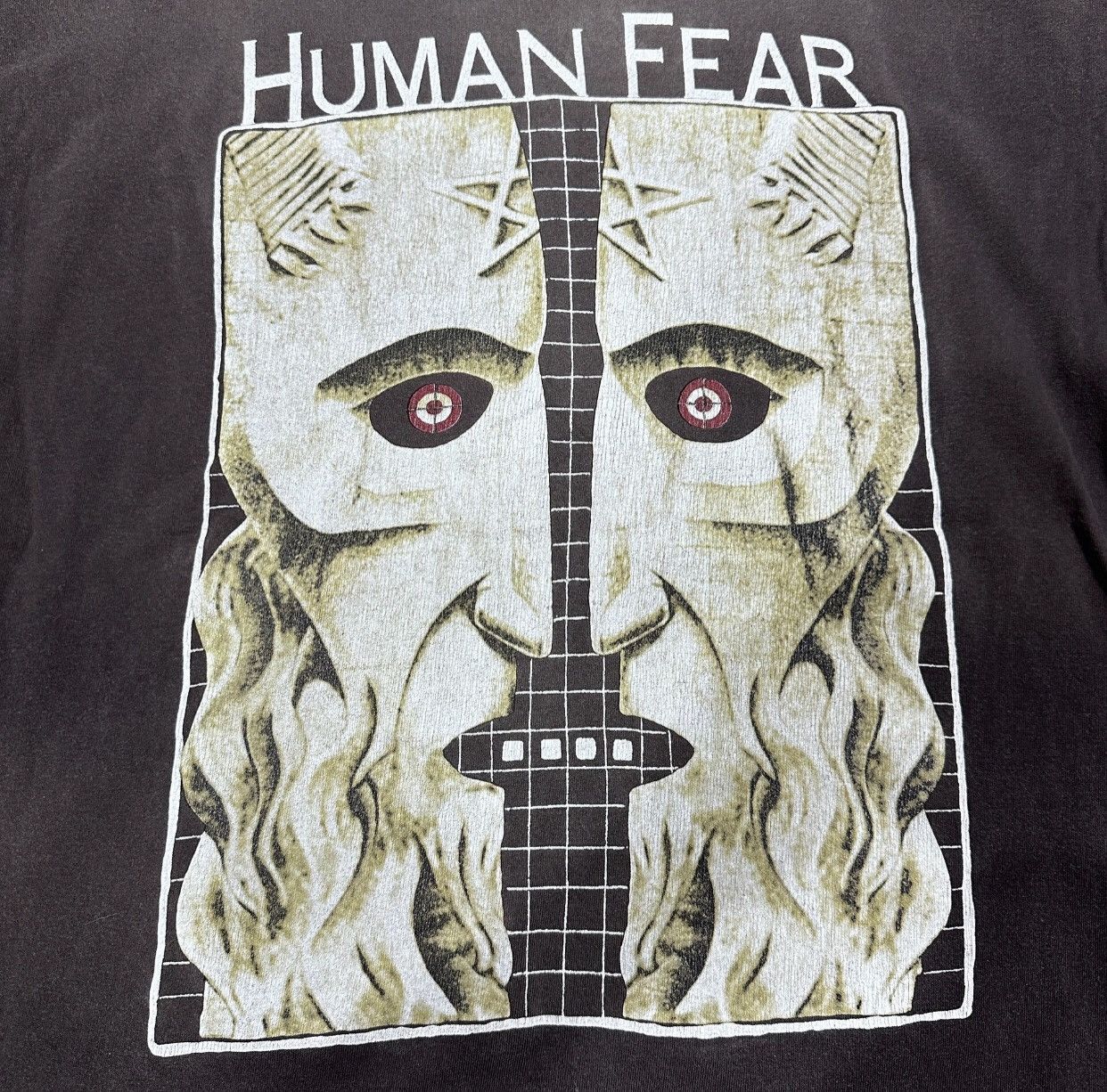 Saint Michael Saint Michael White Ghost Face Popular Washed Short Sleeve Size US XL / EU 56 / 4 - 3 Thumbnail