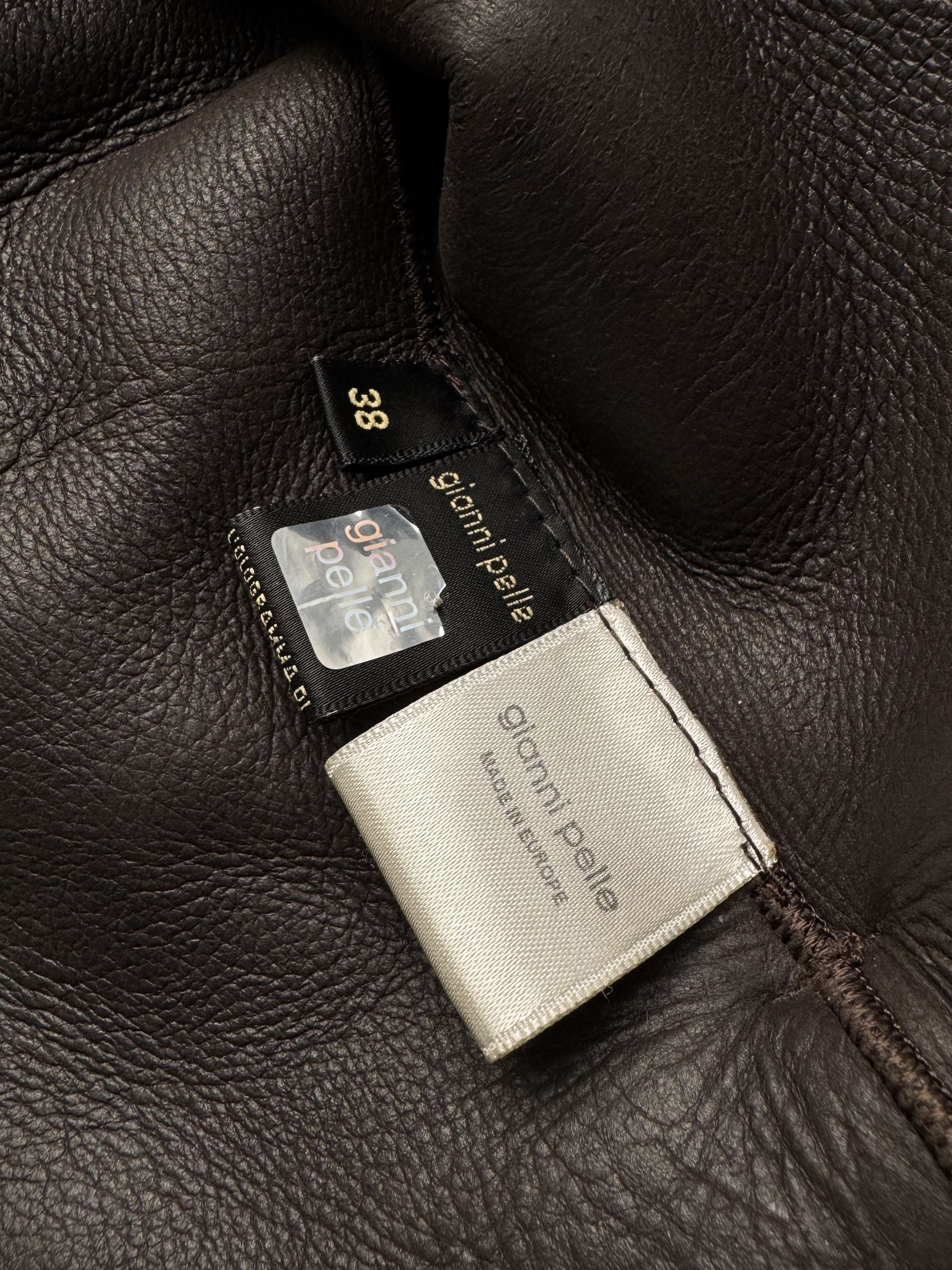 Japanese Brand Vintage Real Leather/Sheepskin Jacket With Real Fur Details Size M / US 6-8 / IT 42-44 - 13 Thumbnail
