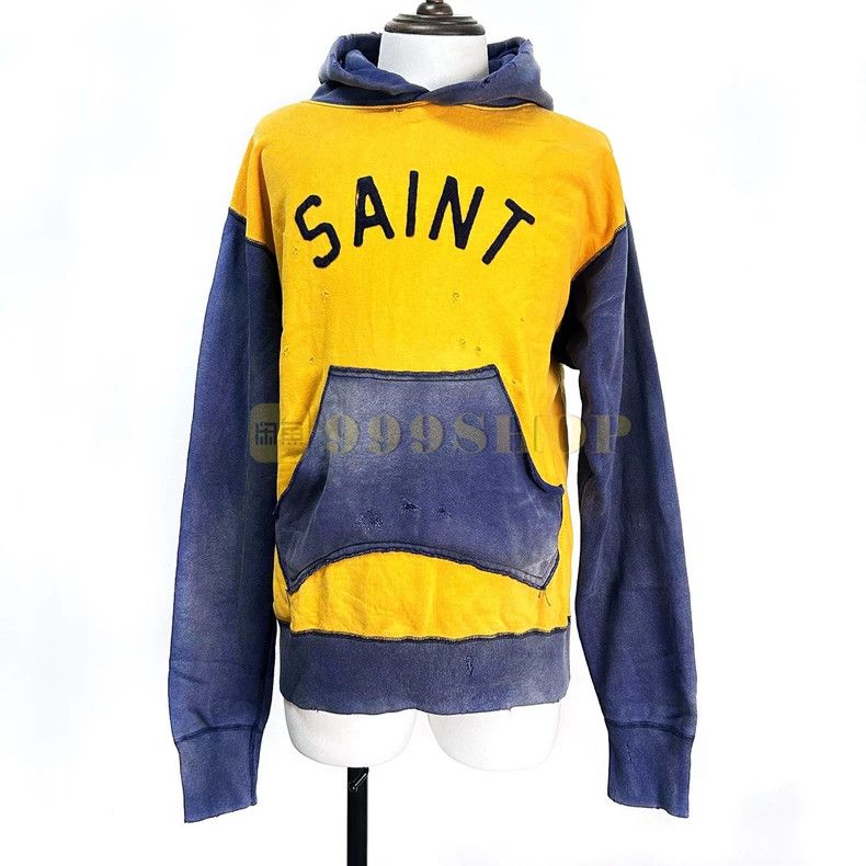 Saint Michael Saint Michael Washed color matching hoodie Size US M / EU 48-50 / 2 - 1 Thumbnail
