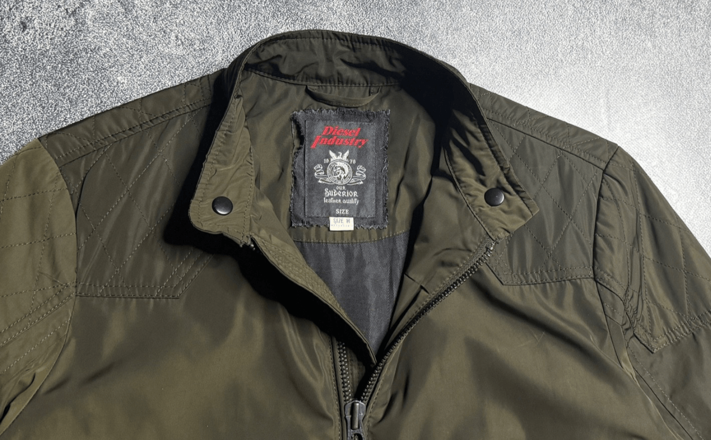 Diesel Diesel Industry Teflon Jacket Olive Green Lightweight Me Size US M / EU 48-50 / 2 - 2 Thumbnail