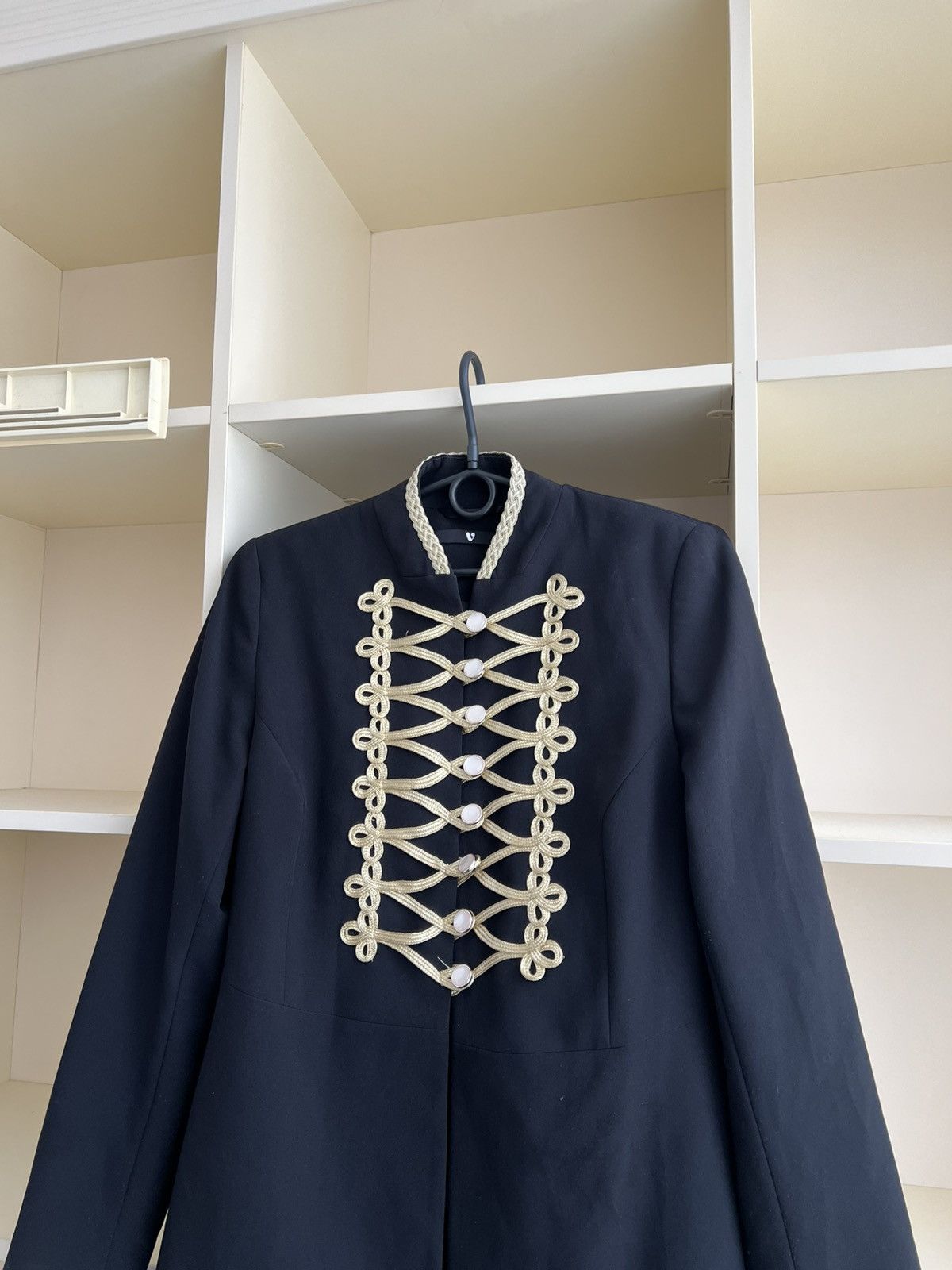 Vintage Napoleonic Style Military Blazer V By Very Gold Embroidery Size M / US 6-8 / IT 42-44 - 2 Thumbnail