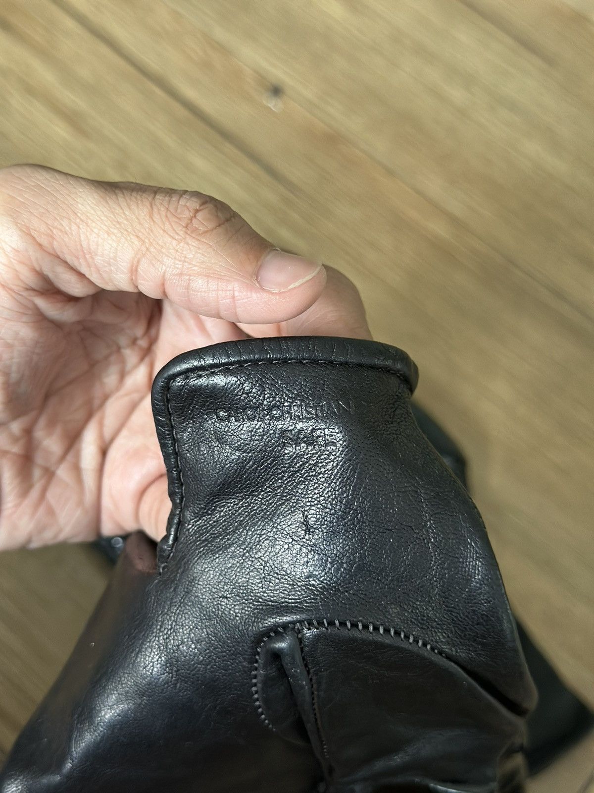 Carol Christian Poell Carol Christian Poell Drip Gloves AM/2459 ROOMS-PTC/10 Size 46 - 10 Thumbnail