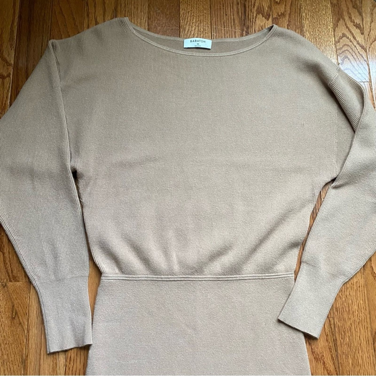 Aritzia Aritzia BABATON Camel Sweater Dress XS EUC Size XS / US 0-2 / IT 36-38 - 7 Thumbnail
