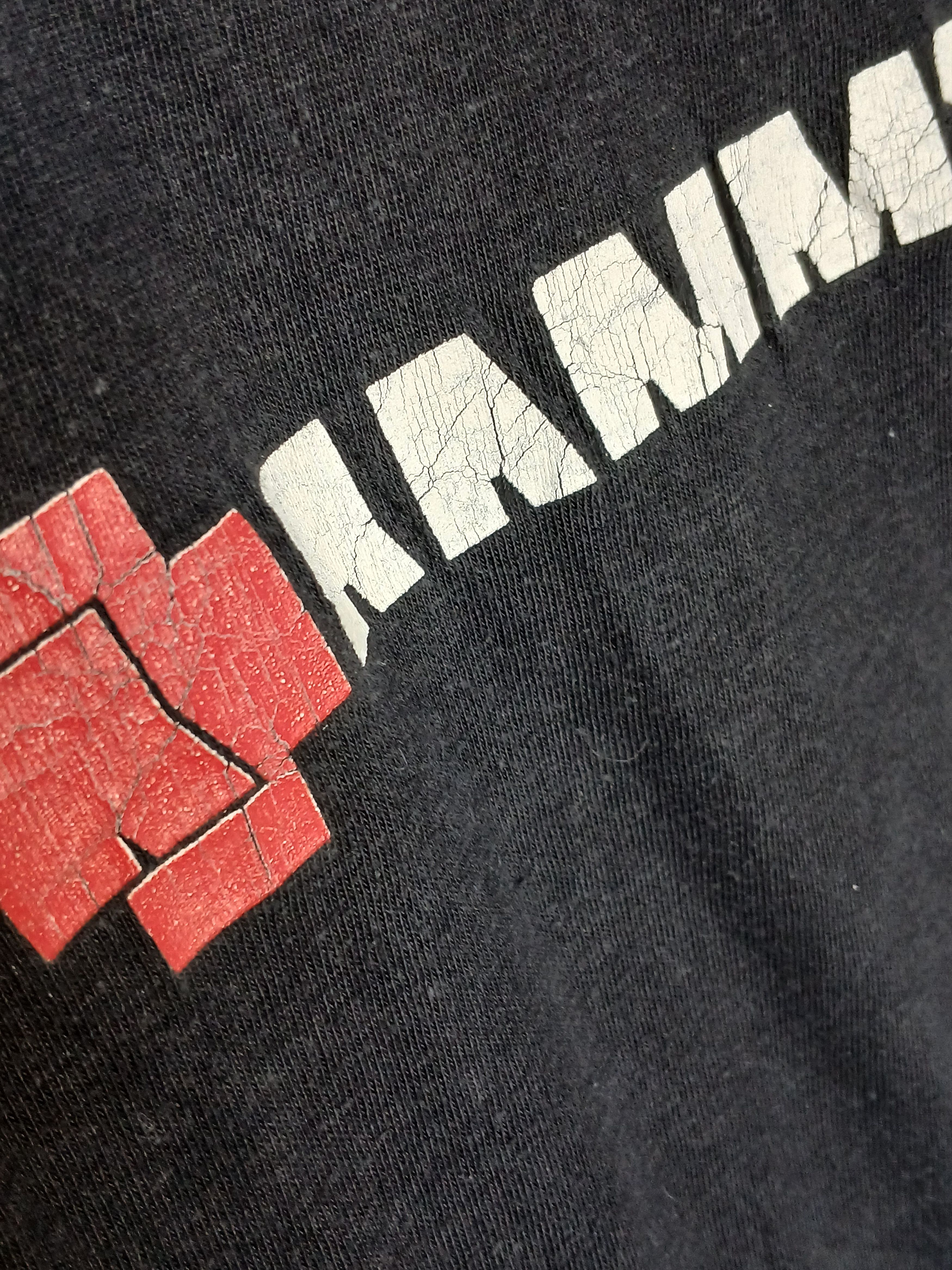 Band Tees Vintage 2004 Rammstein Reise Reise T-Shirt Size US S / EU 44-46 / 1 - 12 Thumbnail