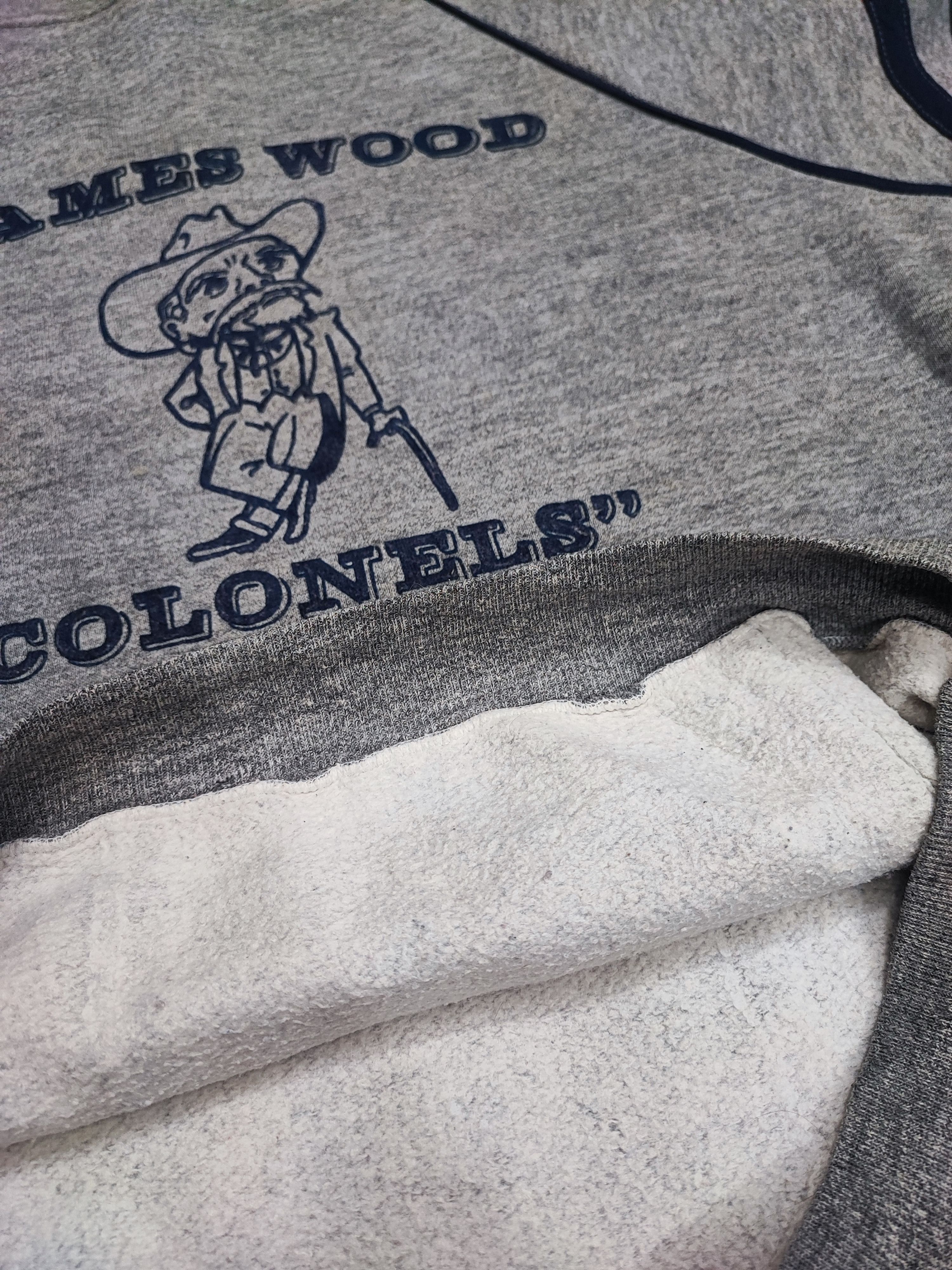 Vintage Vintage 80's James Wood Colonels 3 tone colour Hoodie Size US M / EU 48-50 / 2 - 6 Thumbnail