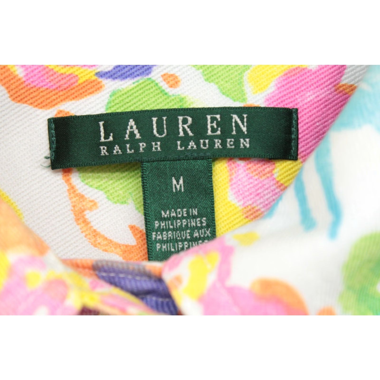 Ralph Lauren Ralph Lauren Denim Jacket Women's Medium Multicolor Floral Trucker Crop Classic Lightweight Size M / US 6-8 / IT 42-44 - 4 Thumbnail