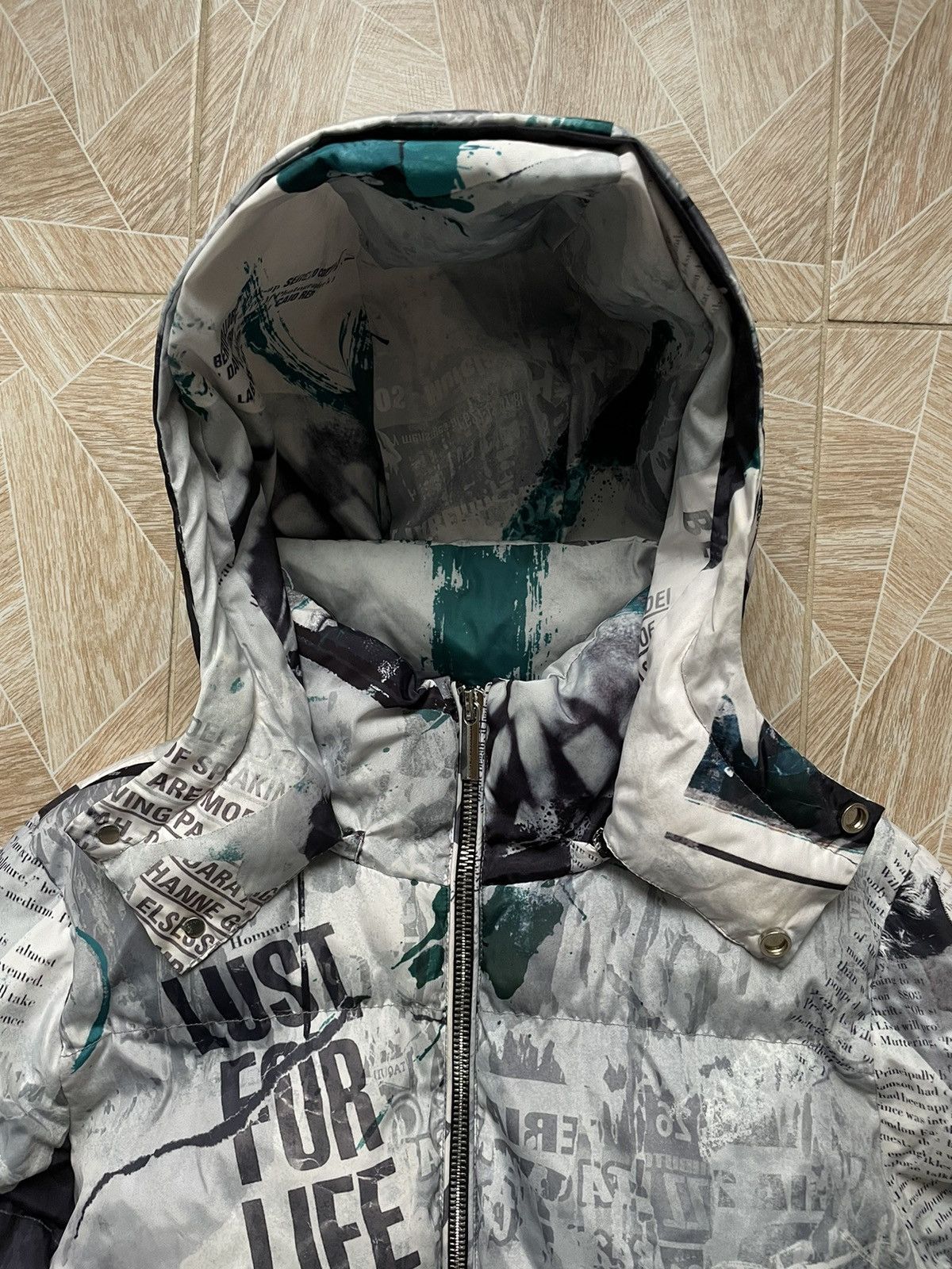 Japanese Brand × Maniere De Vior × Vintage Rare Vintage Maniere De Voir Multi Logo Puffer Down Jacket Size US XS / EU 42 / 0 - 16 Thumbnail