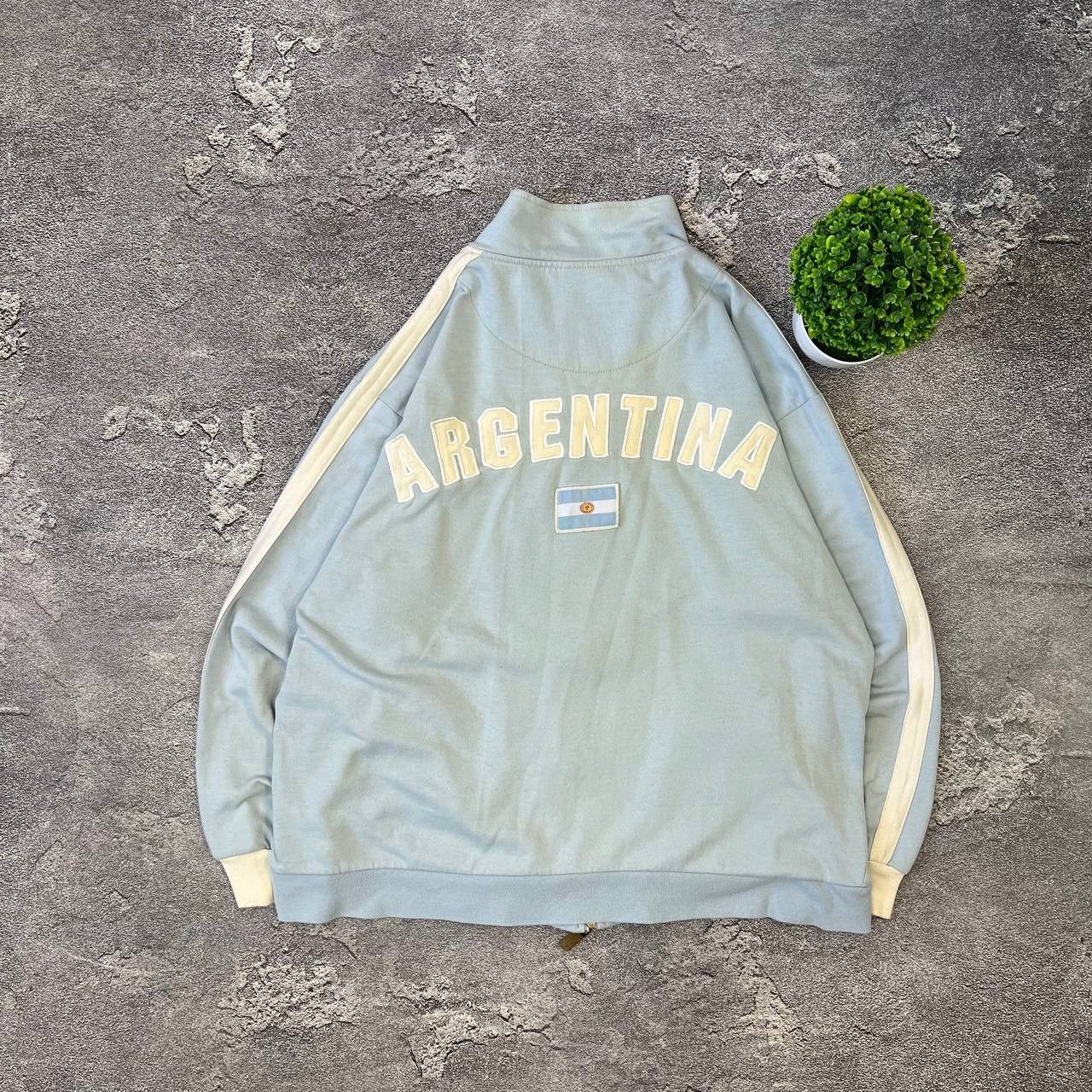 Japanese Brand × Vintage Vintage Argentina Team🇦🇷 #10 Boxy Olympi Zip Jacket Y2k Size US L / EU 52-54 / 3 - 1 Thumbnail