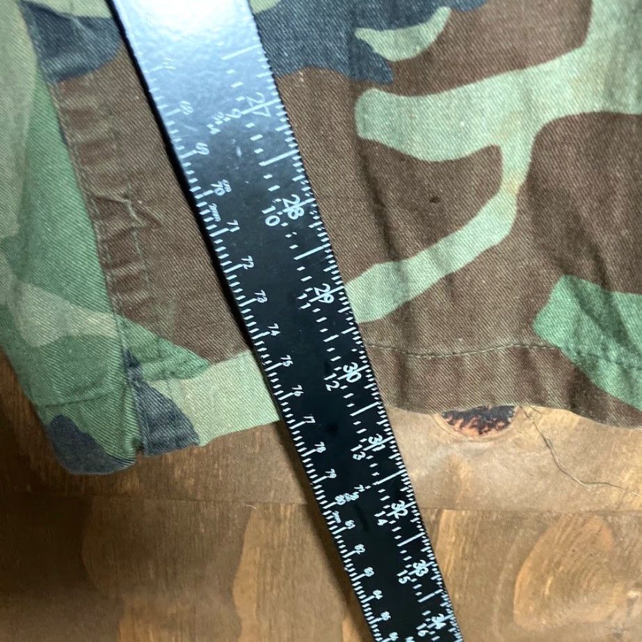 Vintage VINTAGE Military Army Combat Unisex Trousers Green Woodlands Camouflage Uniform Small R Size US 29 - 7 Thumbnail