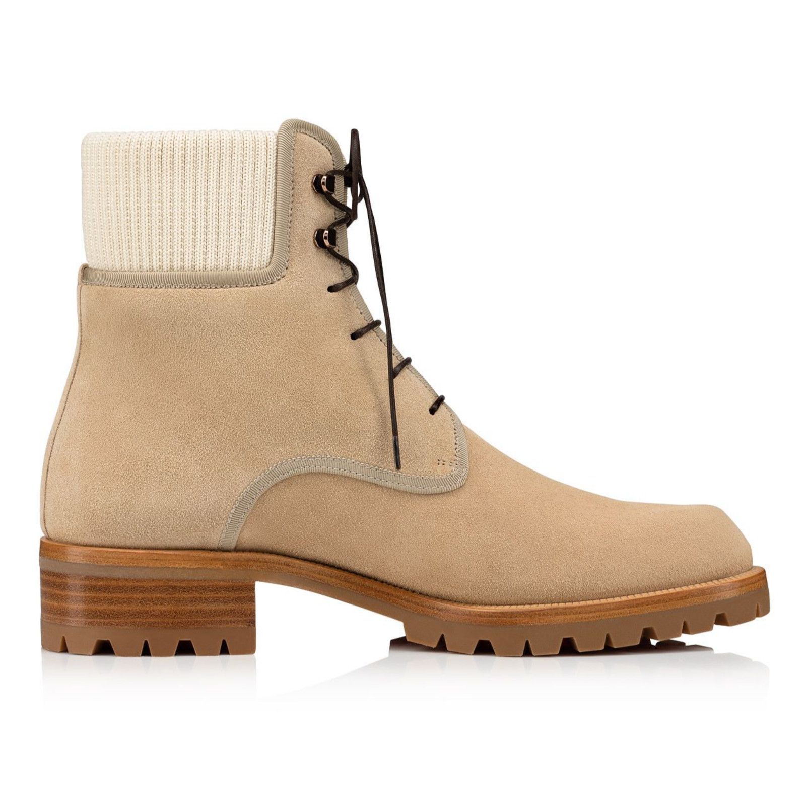 Christian Louboutin Christian Louboutin Suede Combat Lace Up Boot 44.5 11.5 Size US 11.5 / EU 44-45 - 3 Thumbnail
