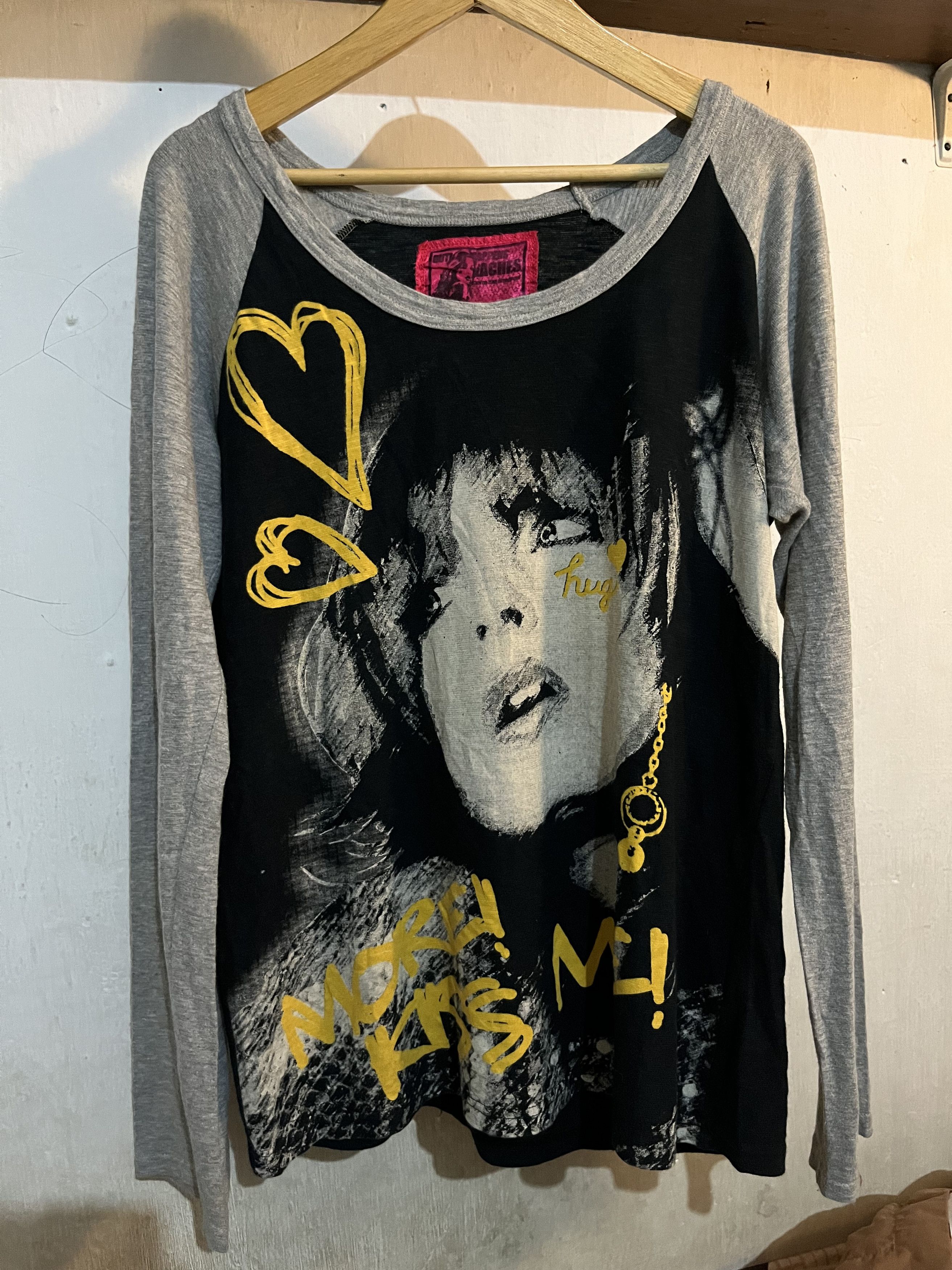 20471120 × Hysteric Glamour × Japanese Brand Dig Deep Japanese Brand Women Face Print Long Sleeve Size L / US 10 / IT 46 - 6 Thumbnail