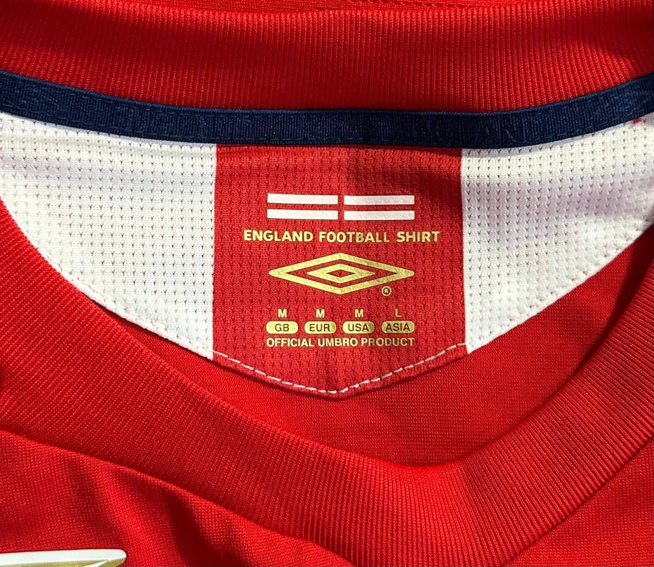Umbro England 2006 - 2008 Away Umbro football jersey shirt Vintage Size US M / EU 48-50 / 2 - 7 Thumbnail