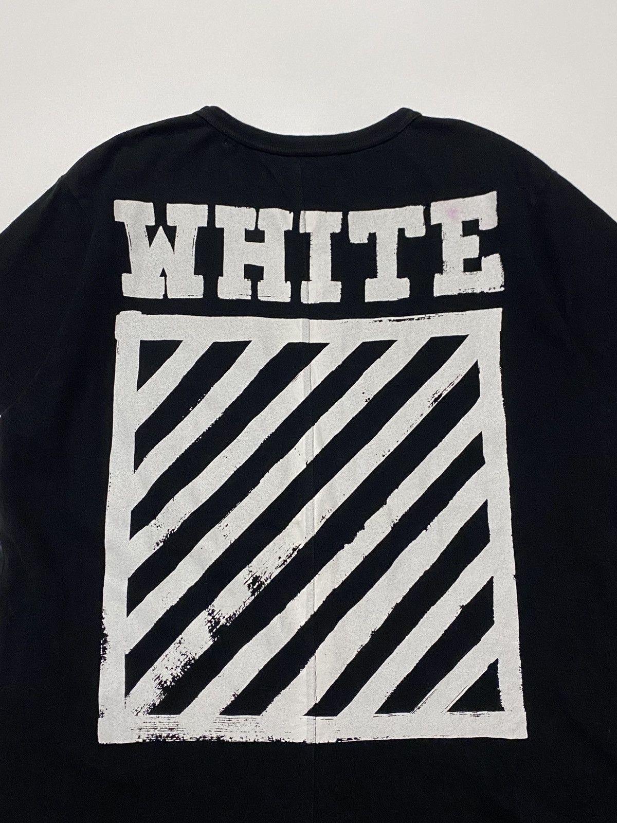 Off-White Off White - OG Diagonal Brushed T-Shirt Size US M / EU 48-50 / 2 - 2 Thumbnail