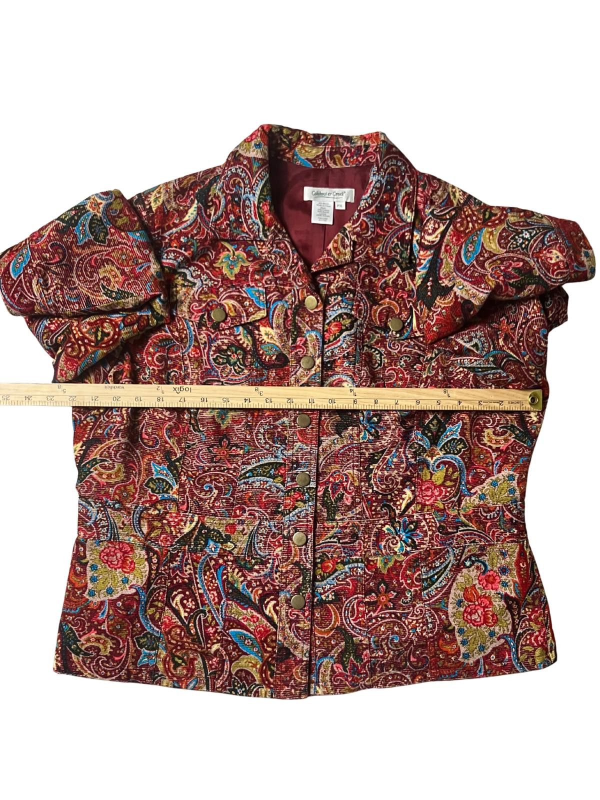 Coldwater Creek Coldwater Creek 2-Piece Paisley Jacket & Skirt Set PXL Size M / US 6-8 / IT 42-44 - 6 Thumbnail