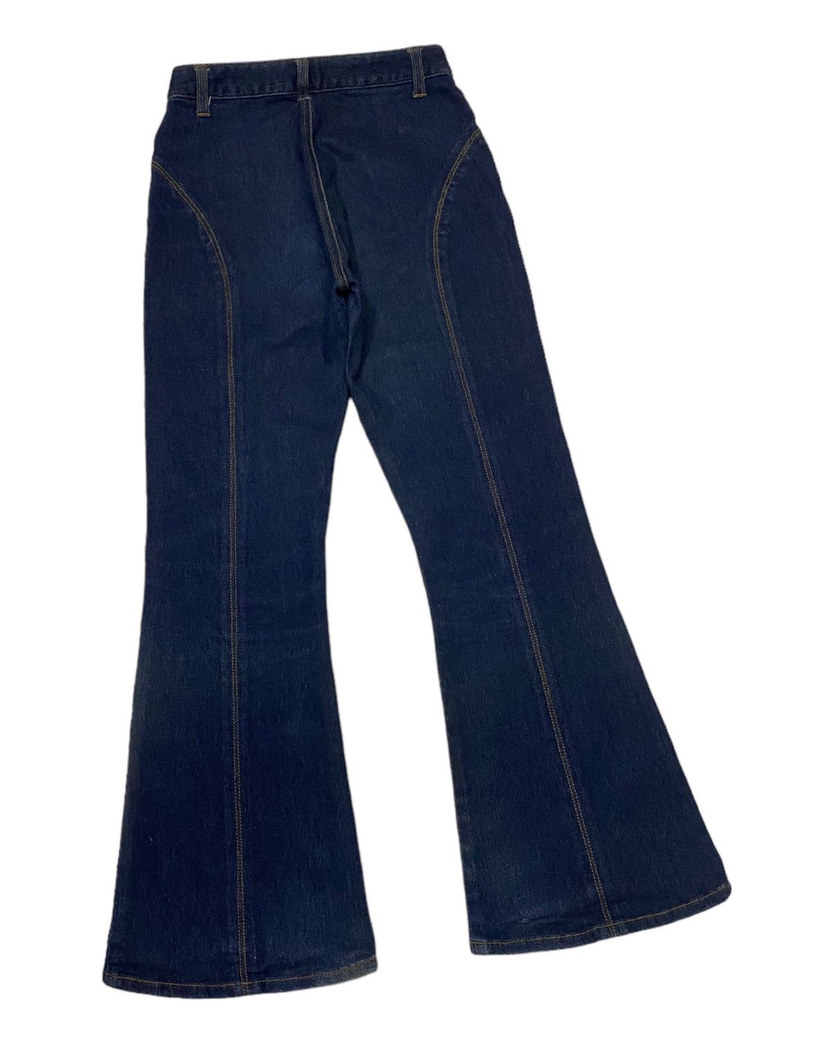 If Six Was Nine × Japanese Brand FLARE JEANS UNBRAND JAPANESE BOOTCUT DENIM JEANS DISTRESSED Size 25" / US 0 / IT 36 - 4 Thumbnail