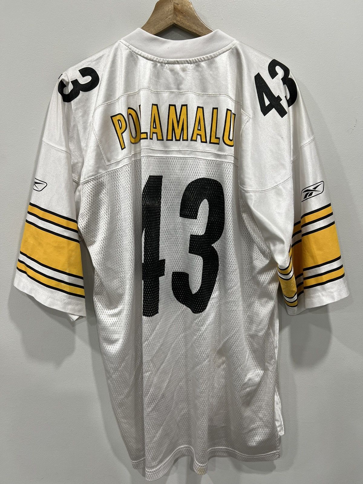 Vintage Reebok Pittsburgh Steelers Polamalu Football jersey Size US XL / EU 56 / 4 - 2 Thumbnail