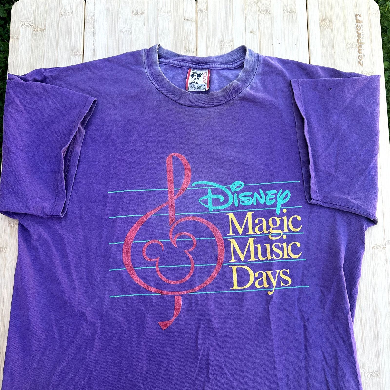 Disney × Japanese Brand Disney Magic Music Days Vintage Shirt Size XL Faded Purple Size US XL / EU 56 / 4 - 1 Thumbnail