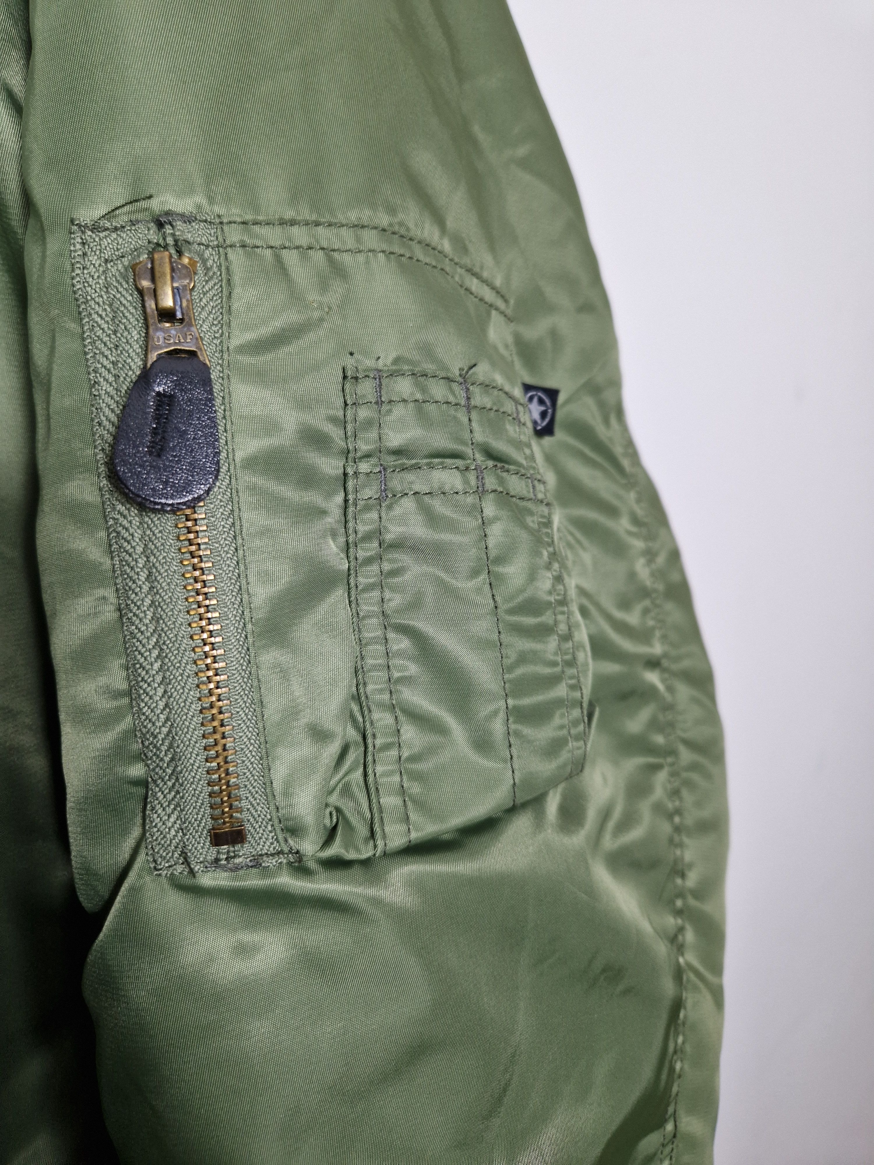 Alpha Industries USAF American Flyers Alpha Vintage Bomber Military MA-1 Size US XXL / EU 58 / 5 - 6 Thumbnail