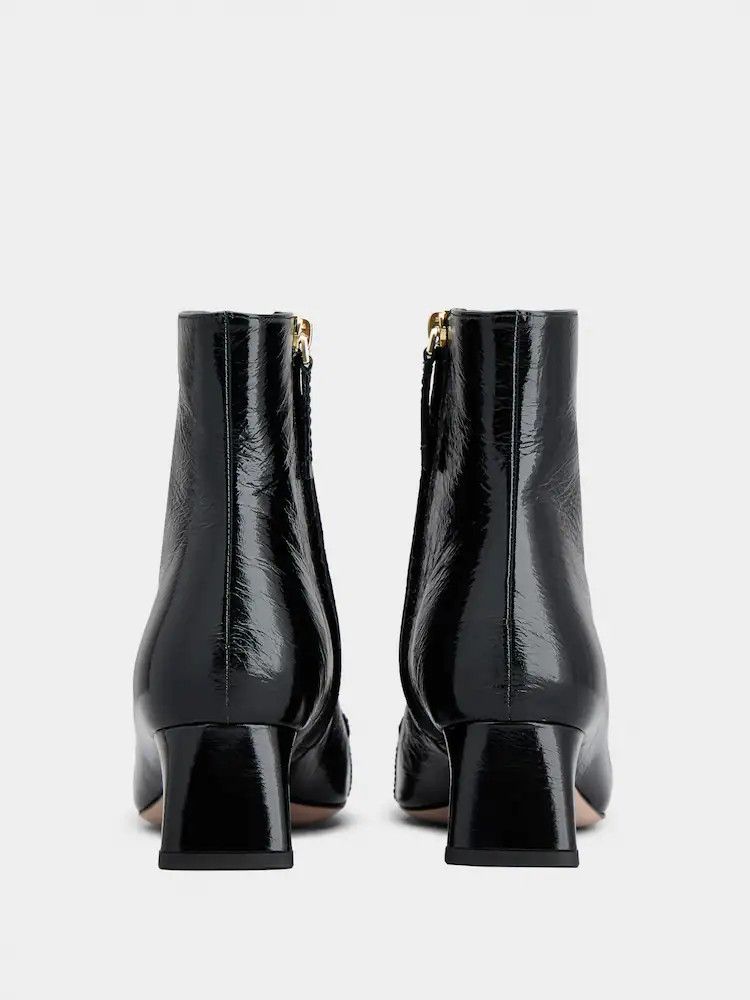 Roger Vivier o1s22i1n0824 Tres Patent Leather Boots in Black Size US 10 / IT 40 - 5 Thumbnail