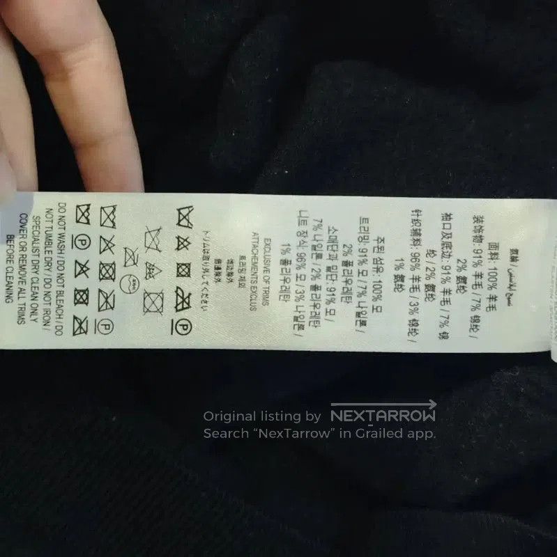 Burberry Burberry Women's Black Wool Cardigan. Size XS / US 0-2 / IT 36-38 - 6 Thumbnail