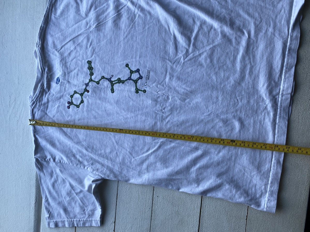 Vintage 🔥90s Pfizer Celsentri Maraviroc Tablets Drug Like Rare Shirt Size US XL / EU 56 / 4 - 9 Thumbnail
