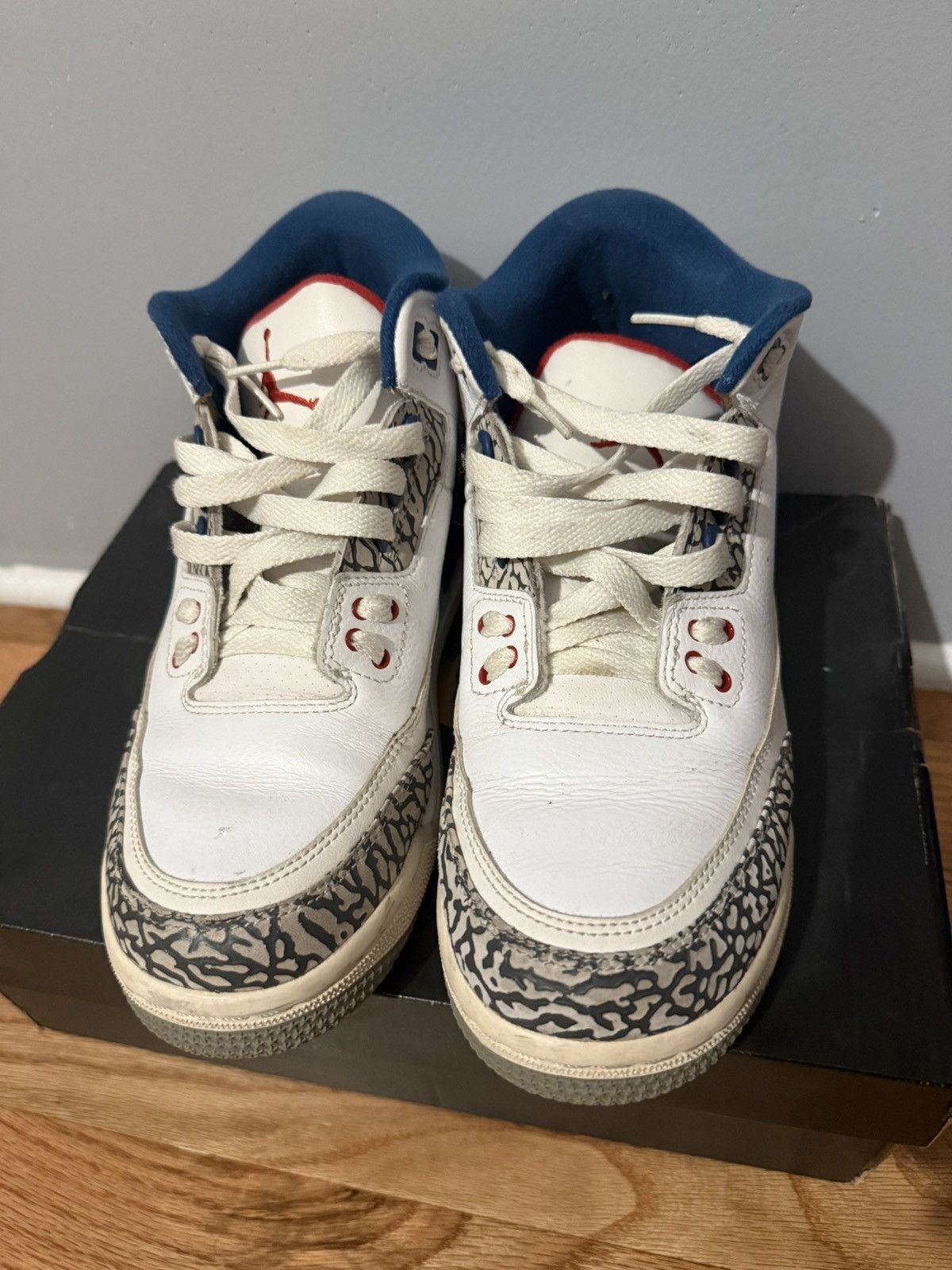 Jordan Brand Air Jordan 3 “True Blue” Size US 5.5 / EU 38 - 2 Thumbnail