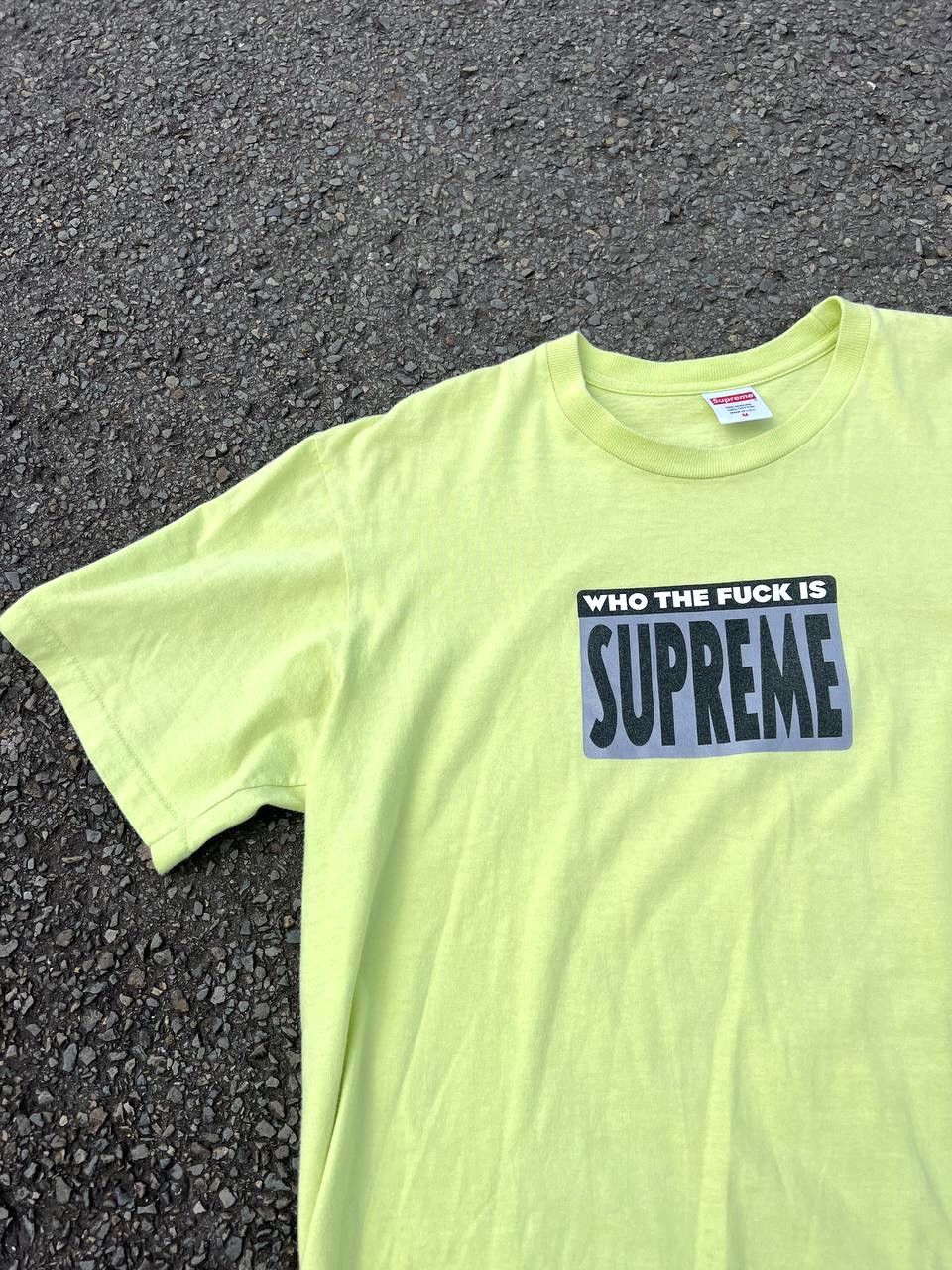 Supreme Vintage Who The Fuck Is Supreme T Shirt Hype Size US M / EU 48-50 / 2 - 6 Thumbnail