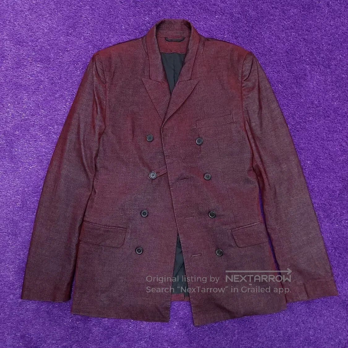 Ann Demeulemeester Ann Demeulemeester Bordeaux Coat. Size US M / EU 48-50 / 2 - 1 Thumbnail