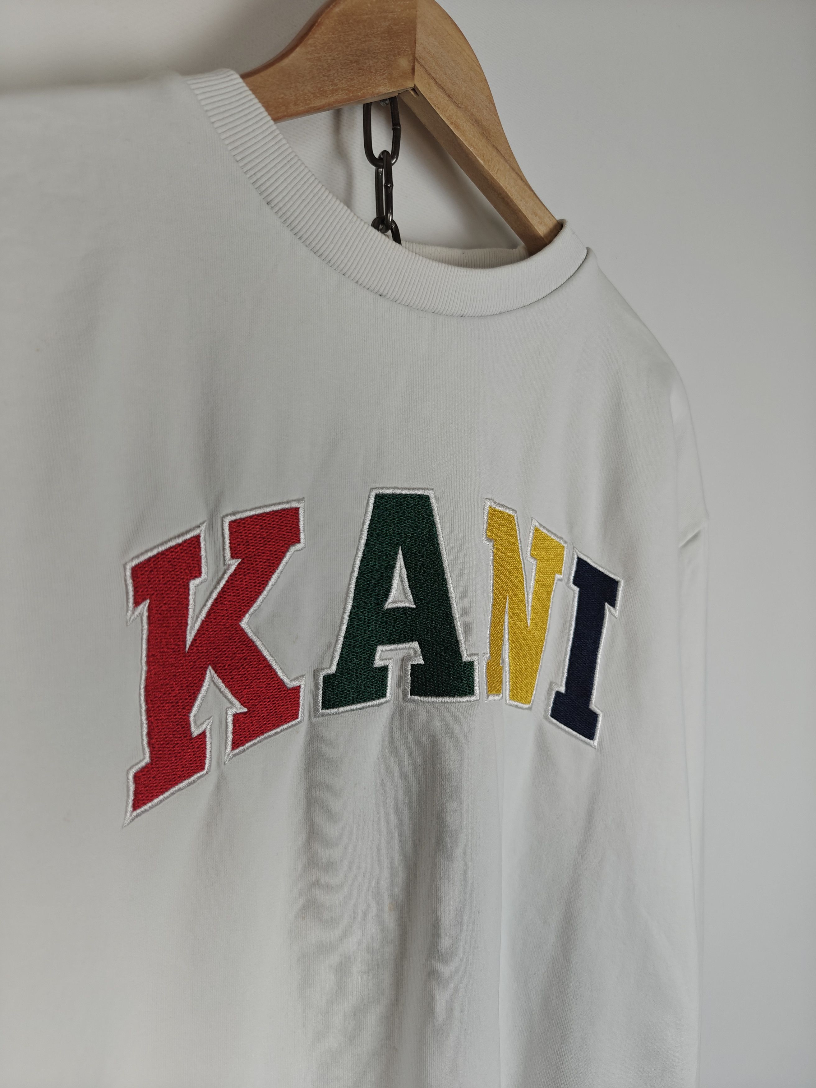 Karl Kani Karl Kani Sweatshirt Crewneck Center Logo White size M Size US M / EU 48-50 / 2 - 6 Thumbnail
