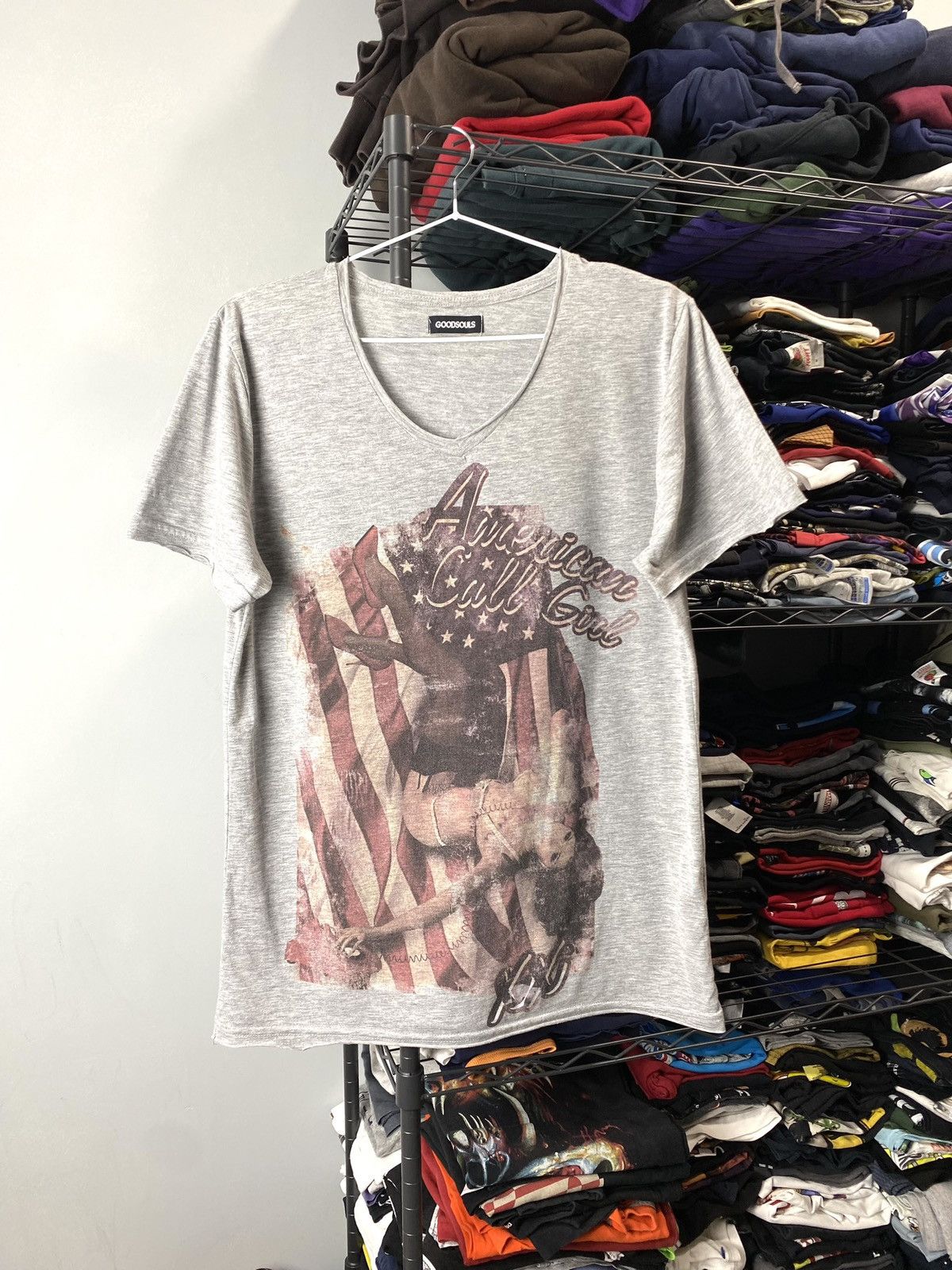 Band Tees Vintage American Call Girl T Shirt Sexy Size US M / EU 48-50 / 2 - 1 Thumbnail