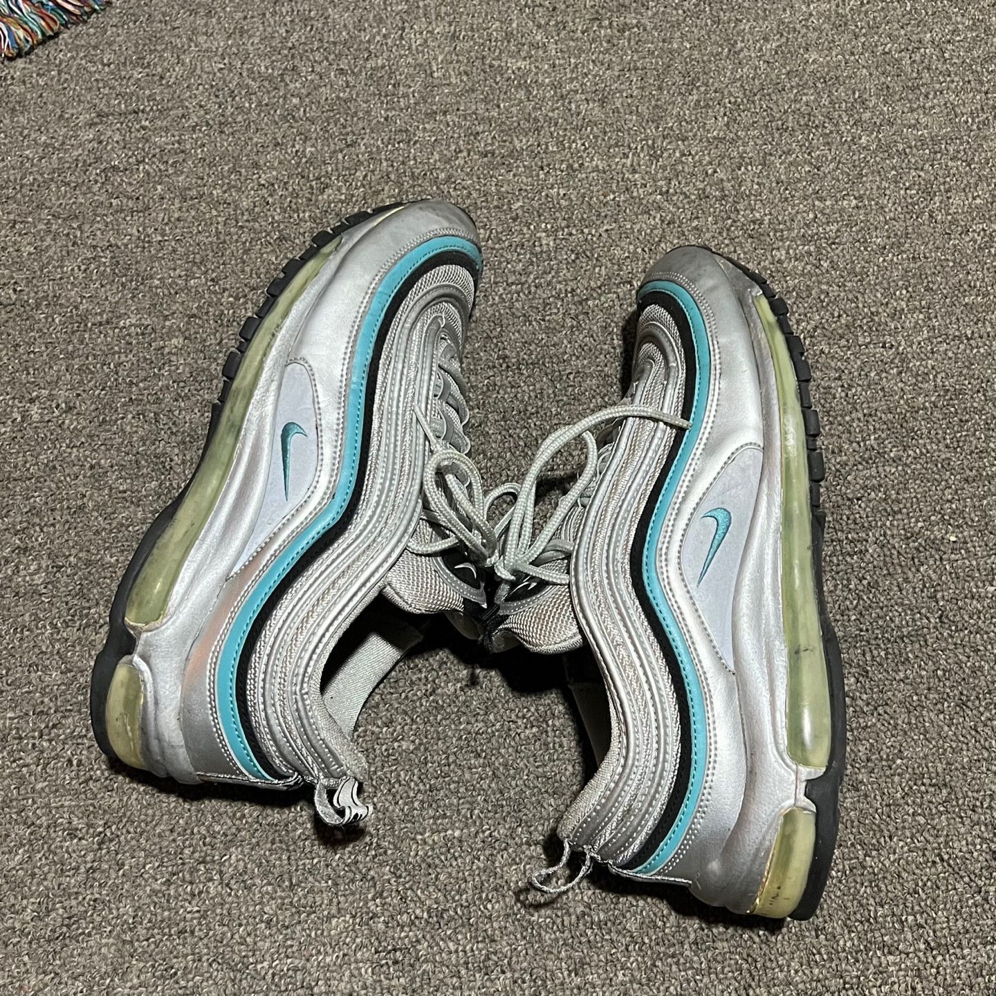 Nike Nike Air Max 97 OG Aqua 285 Size US 10.5 / EU 43-44 - 7 Thumbnail