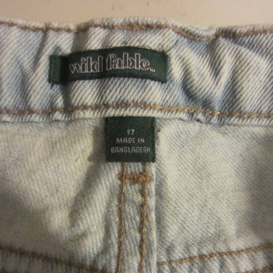 Other Wild Fable High-Rise Distressed Denim Cutoff Shorts 17 Size 37" - 9 Thumbnail