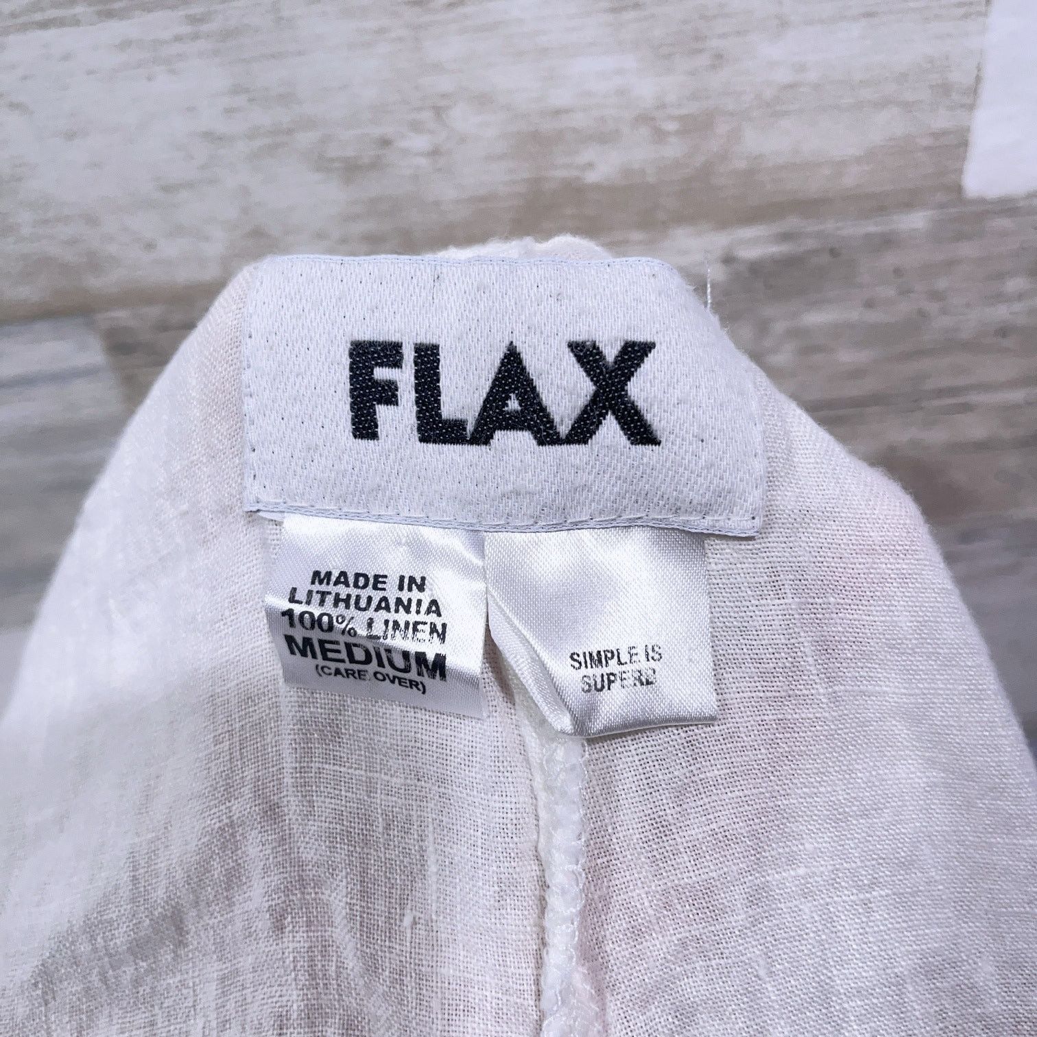FLAX FLAX Jeanne Engelhart Linen Crop Tapered Pants Off White M Size 27" / US 4 / IT 40 - 5 Thumbnail