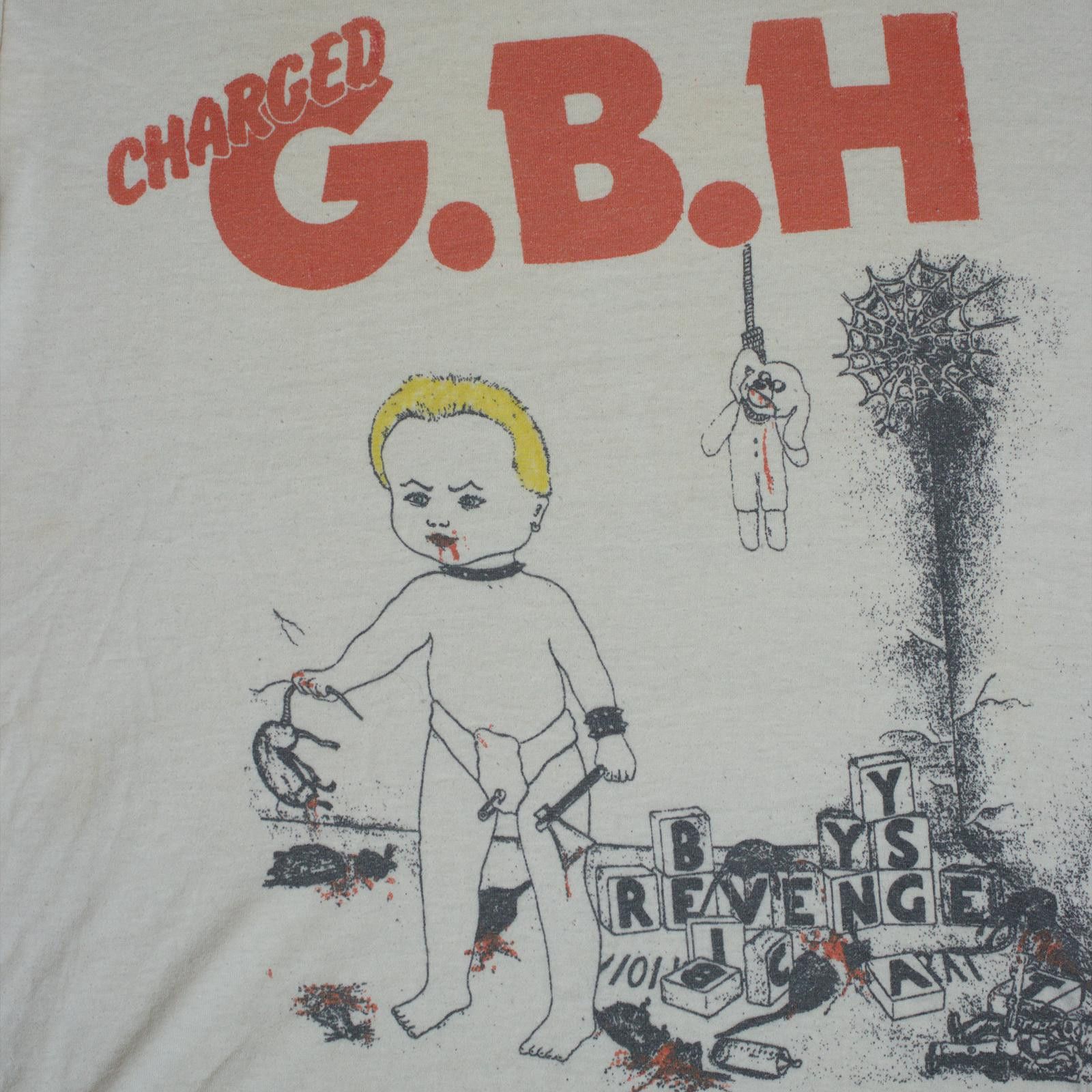 Vintage Charged GBH City Babys Revenge Tee Size US L / EU 52-54 / 3 - 2 Thumbnail