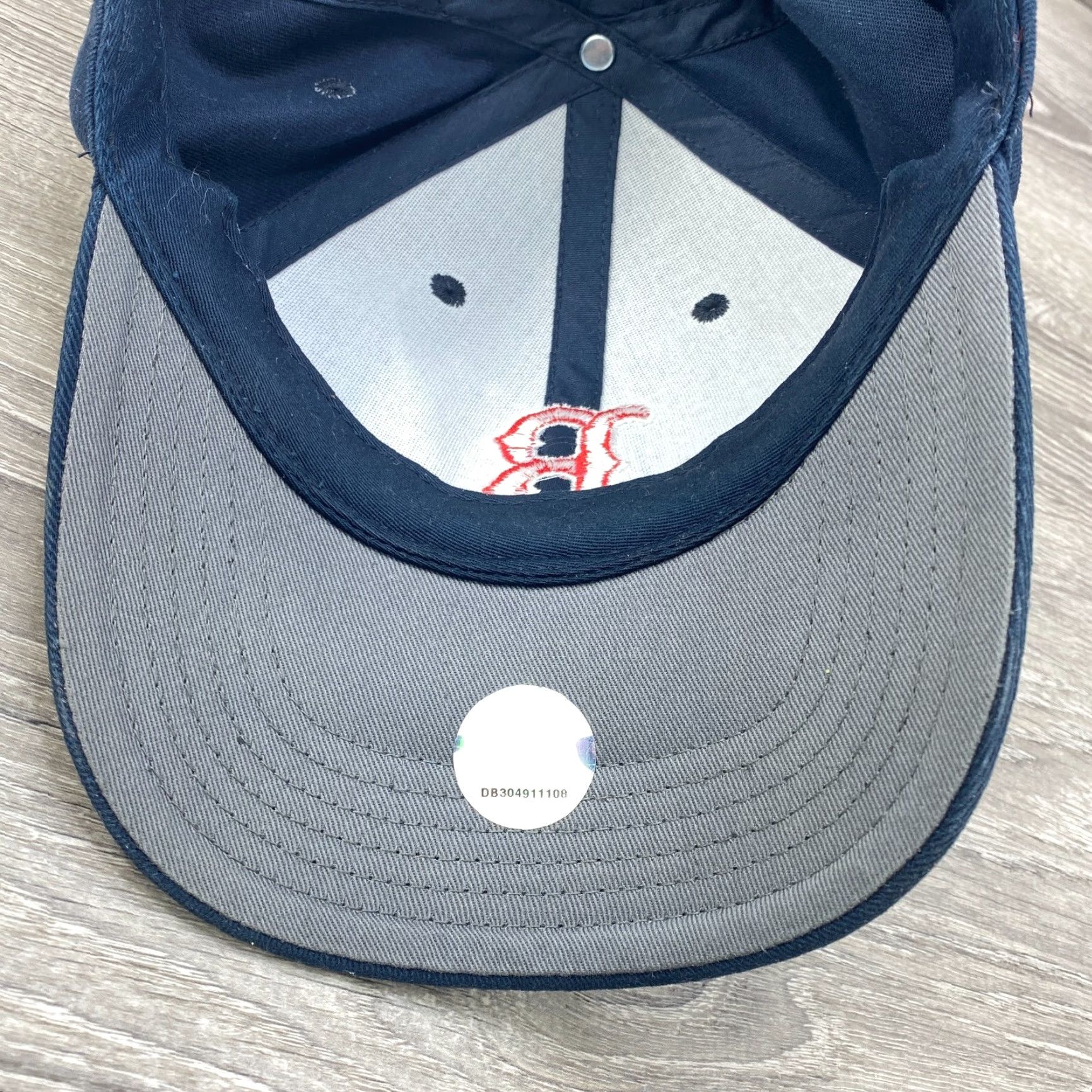 MLB Boston Red Sox Baseball Cap Hat MLB Strapback Blue Mens One Size Adjustable Breathable Genuine Merchandise Cap Size ONE SIZE - 6 Thumbnail