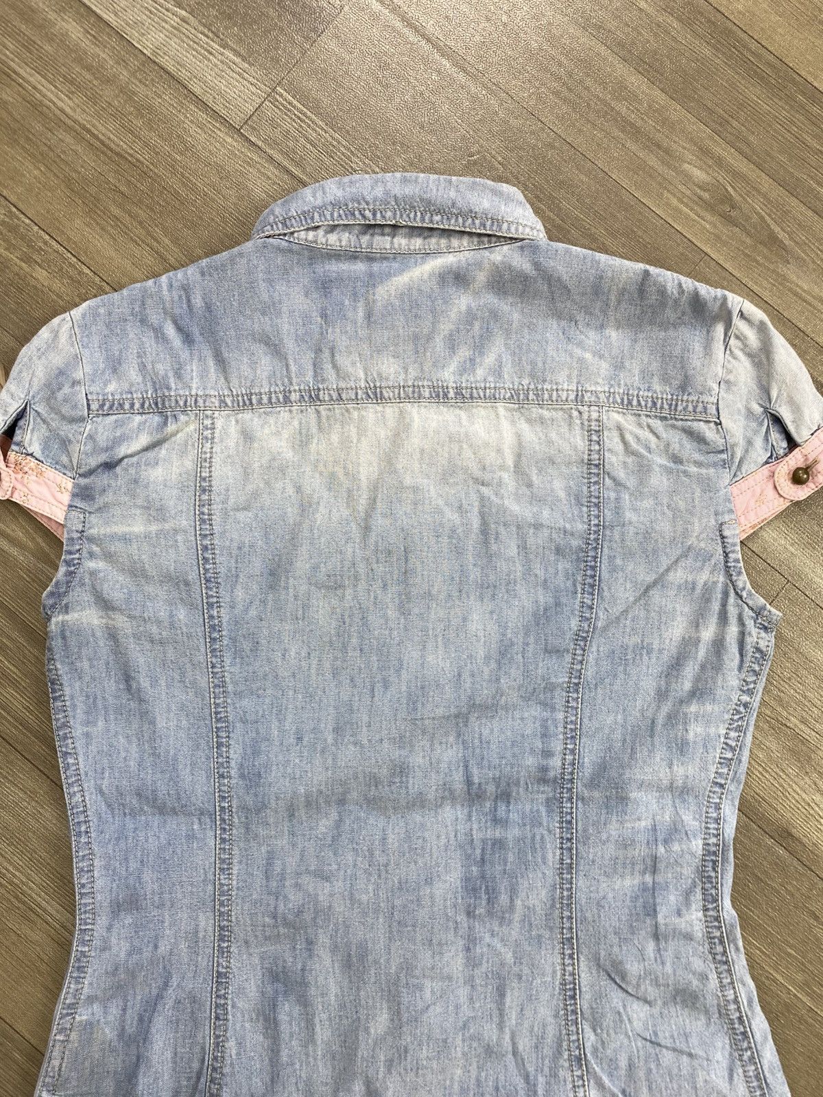 Dolce & Gabbana Vintage Dolce & Gabbana Denim Western Shirt Luxury Size S / US 4 / IT 40 - 14 Thumbnail