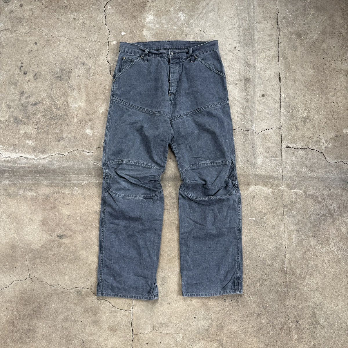 G-Star G-Star Knee Workwear Faded Baggy Pants Size US 31 - 1 Thumbnail