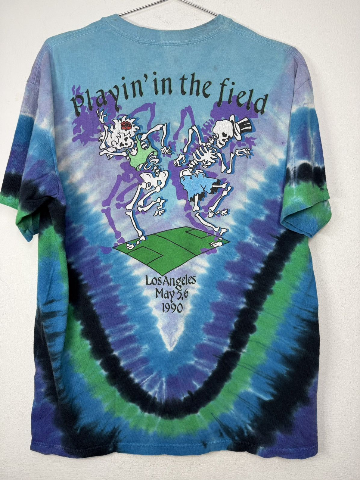 Vintage GRAIL VINTAGE 1990 Grateful Dead "Playin' in the Field" Size US L / EU 52-54 / 3 - 2 Thumbnail