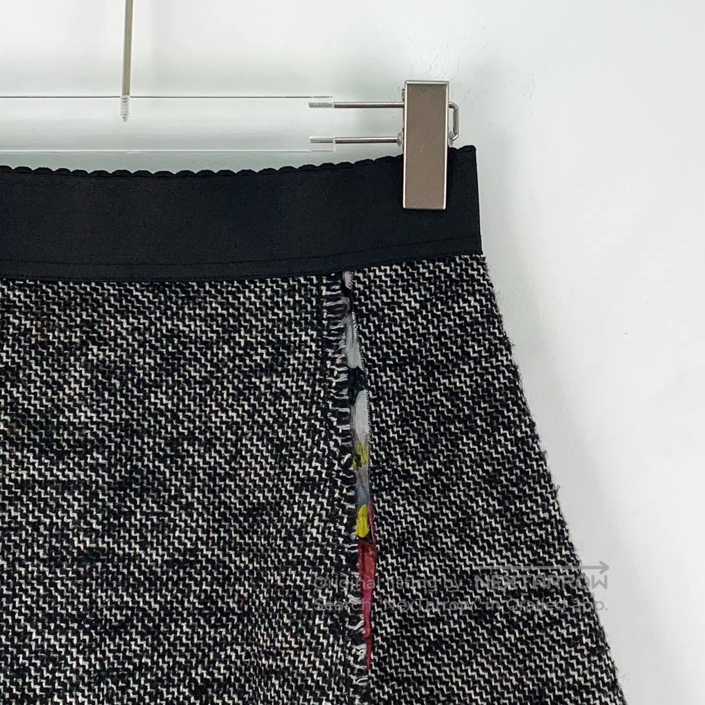 Dolce & Gabbana Dolce Gabbana Black casual woolen half skirt short skirt| Size 37" - 3 Thumbnail