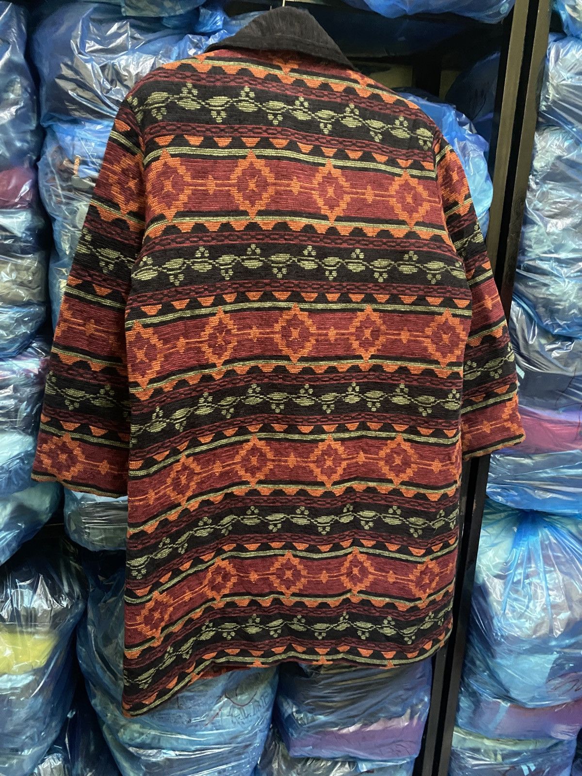 Vintage VINTAGE NAVAJO MOTIVE LONG COAT Size M / US 6-8 / IT 42-44 - 12 Thumbnail