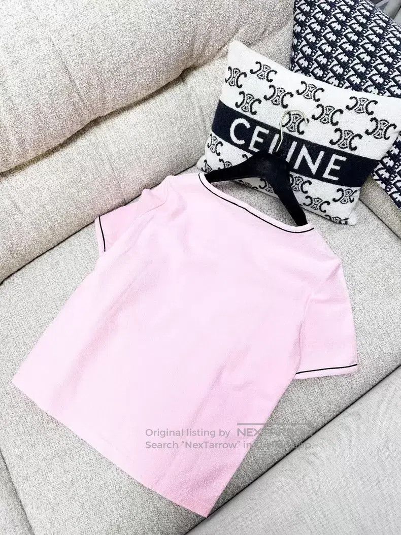 Chanel Chanel Pink and white sailing cruise pattern short-sleeved Size XS / US 0-2 / IT 36-38 - 3 Thumbnail