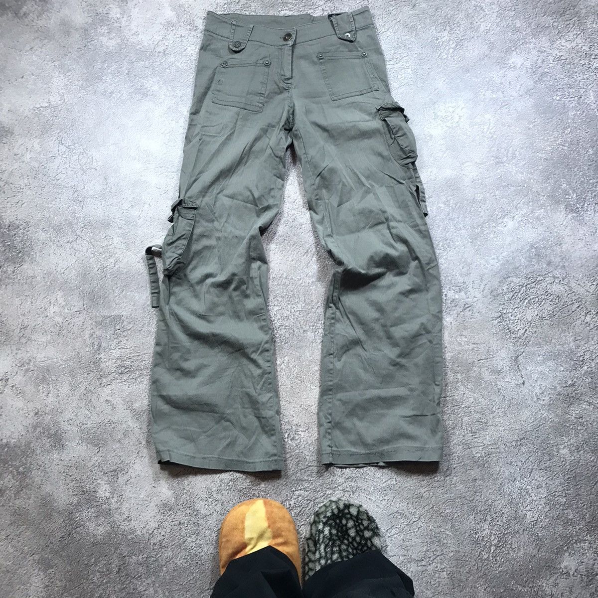 パンツ 00s L.G.B. flare parachute cargo pants SOLD) L.G.B LACE UP MEGA FLARE PARACHUTE CARGO PANTS What