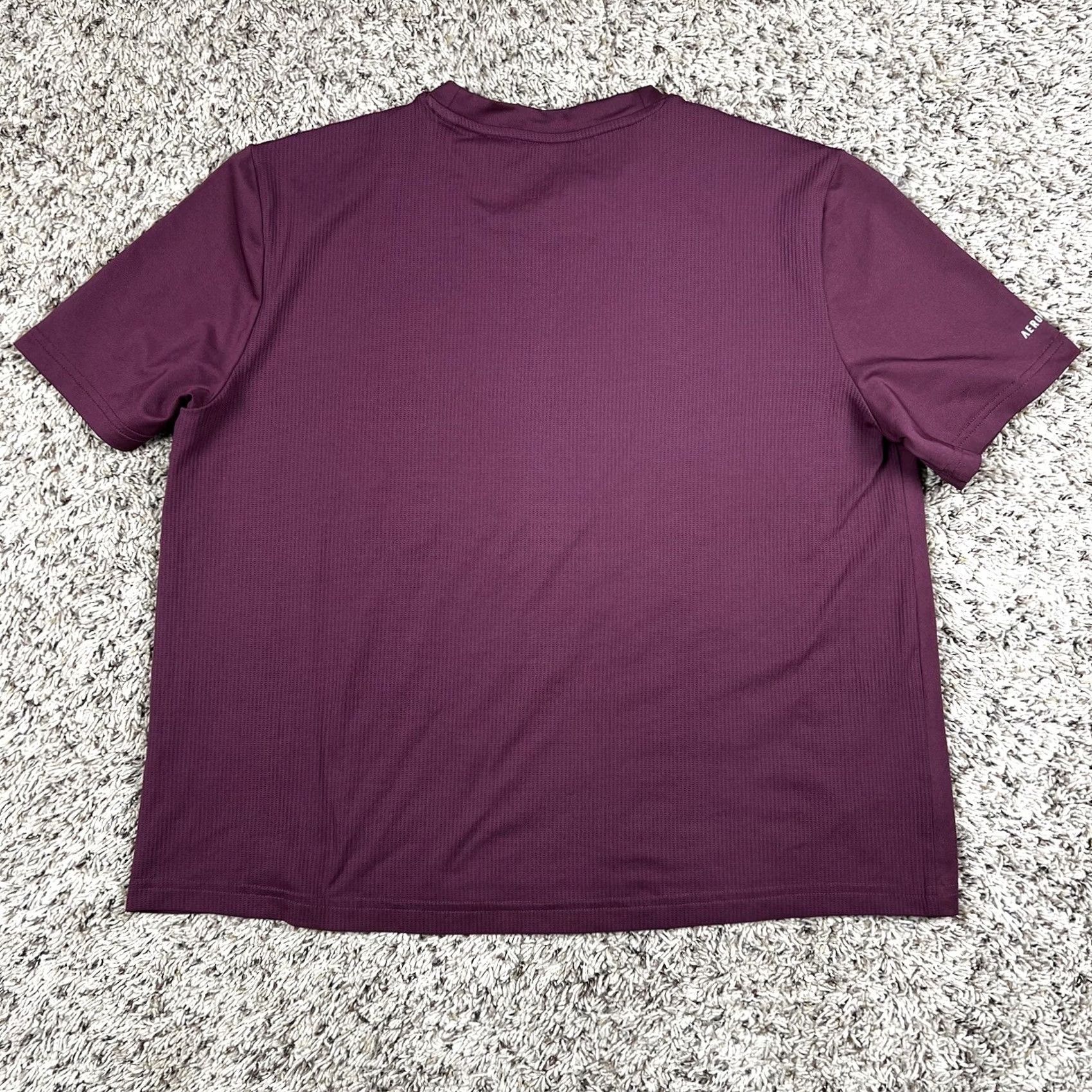 Adidas Adidas Primegreen Aeroready Womens Athletic Top T-Shirt Medium Mid-Length Logo Shirt Women Medium Red Activewear Running Aero Ready Reflective Logo Size M / US 6-8 / IT 42-44 - 3 Thumbnail